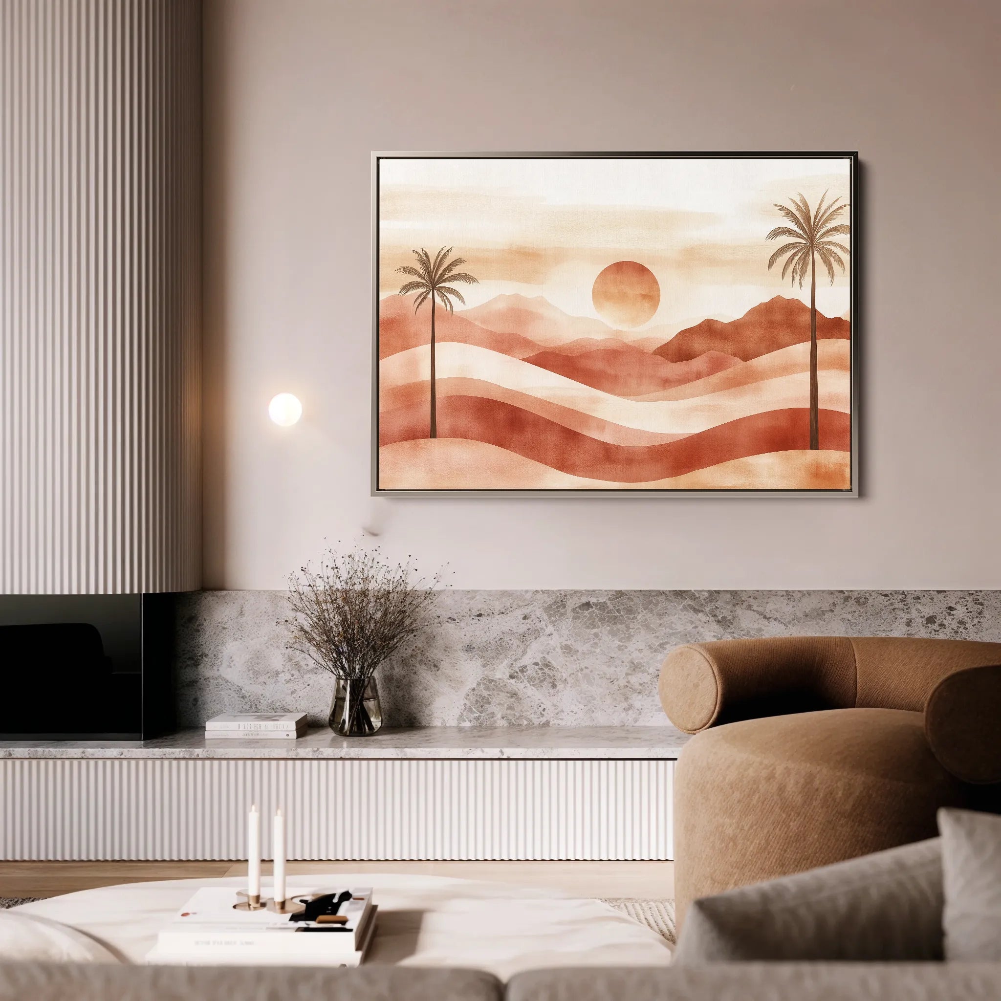 Boho 093 Canvas Art 18" x 24" / 45 x 60 cm / Black