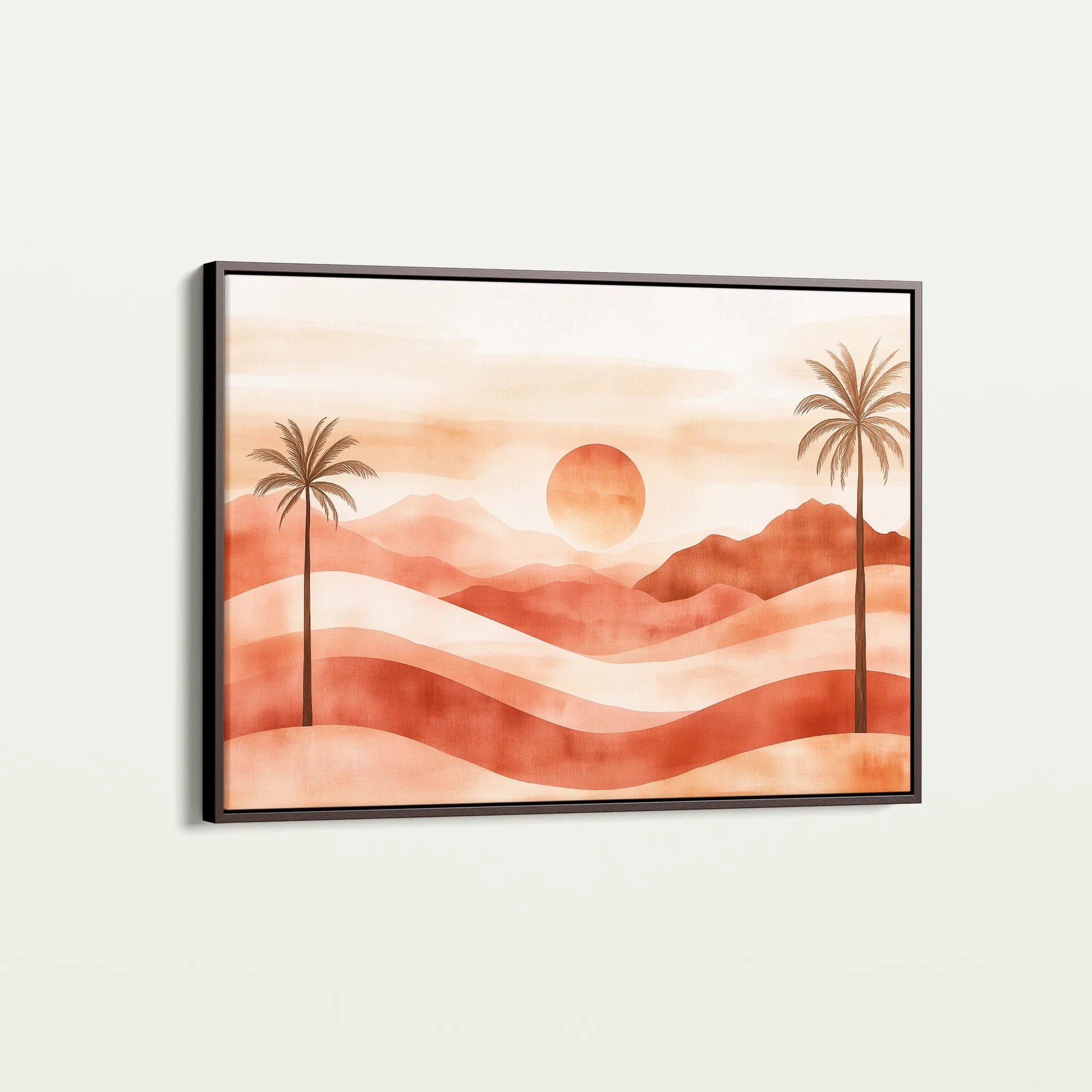 Boho 093 Canvas Art 18" x 24" / 45 x 60 cm / Black