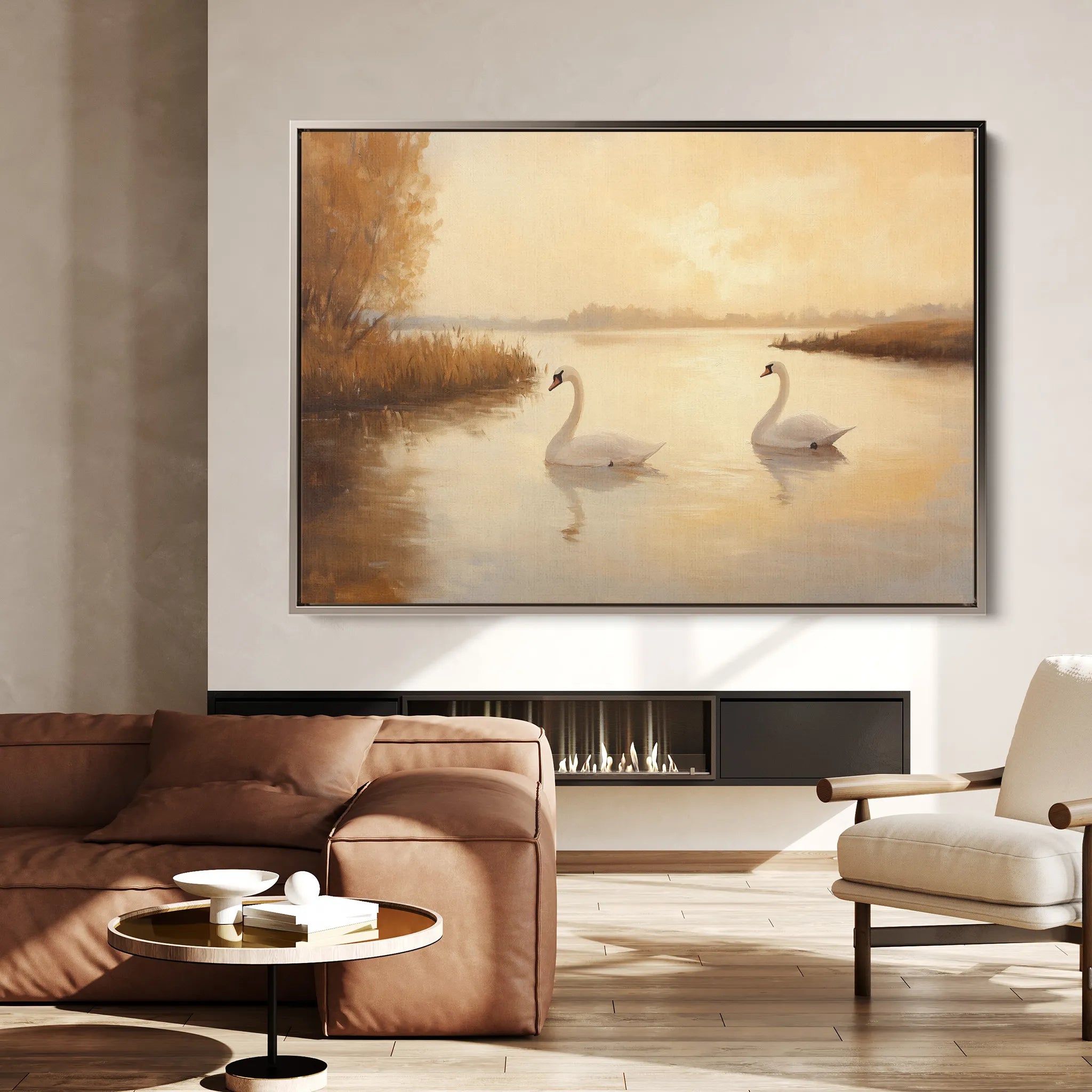 Animals 094 Canvas Art 18" x 24" / 45 x 60 cm / Black