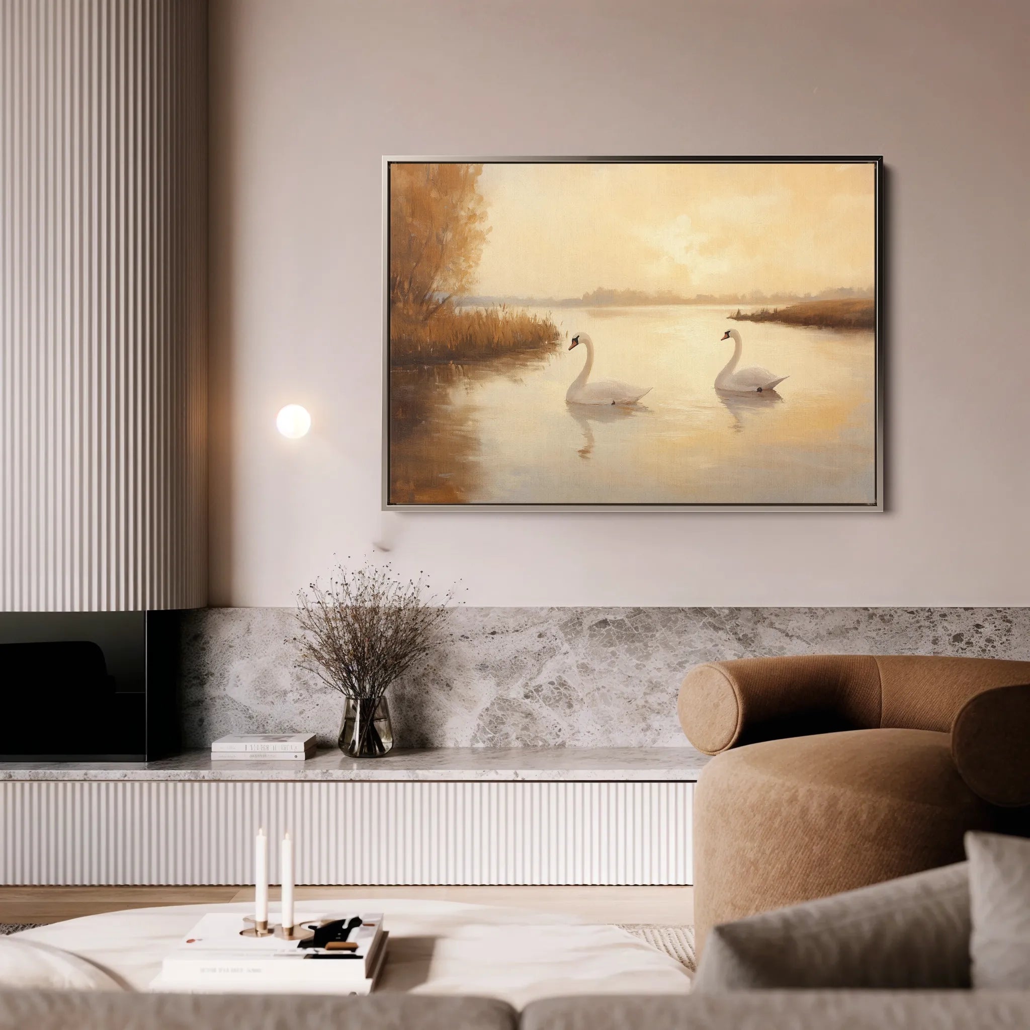 Animals 094 Canvas Art 18" x 24" / 45 x 60 cm / Black