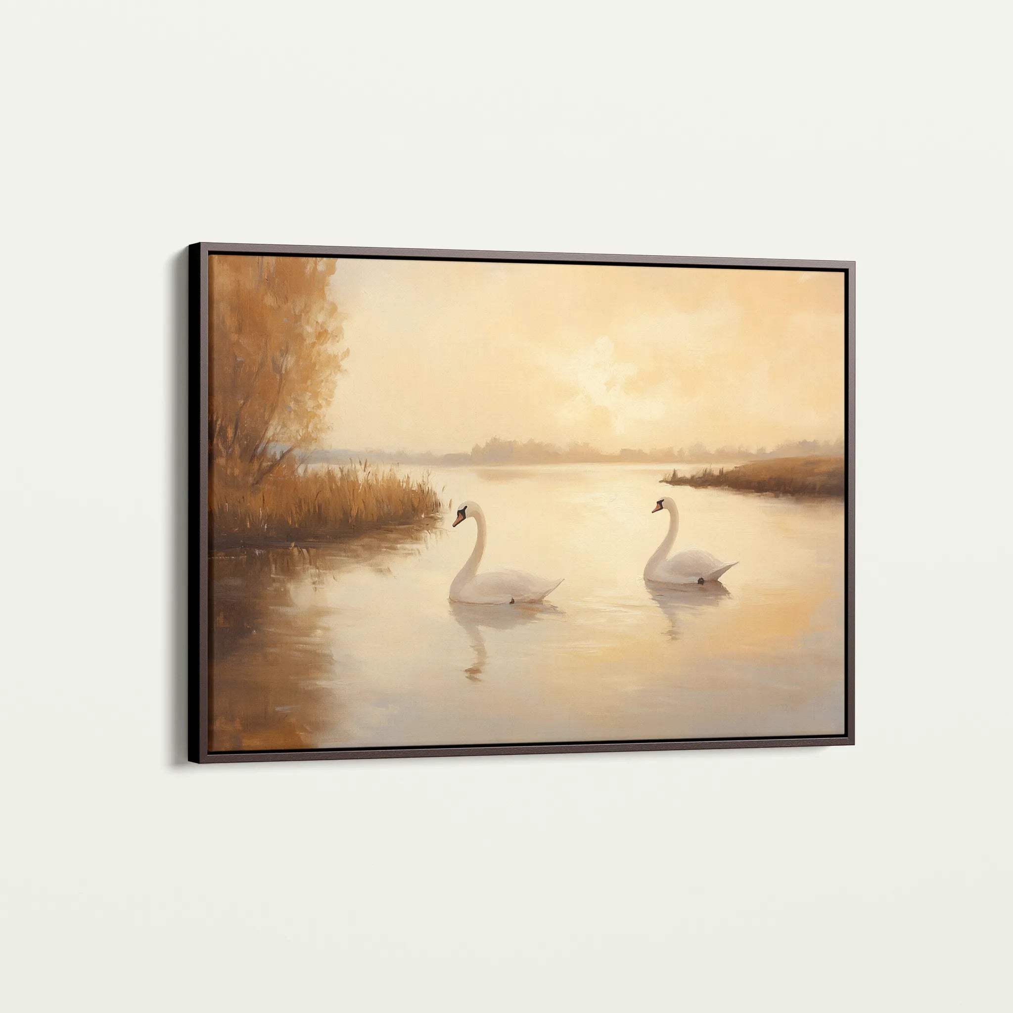 Animals 094 Canvas Art 18" x 24" / 45 x 60 cm / Black