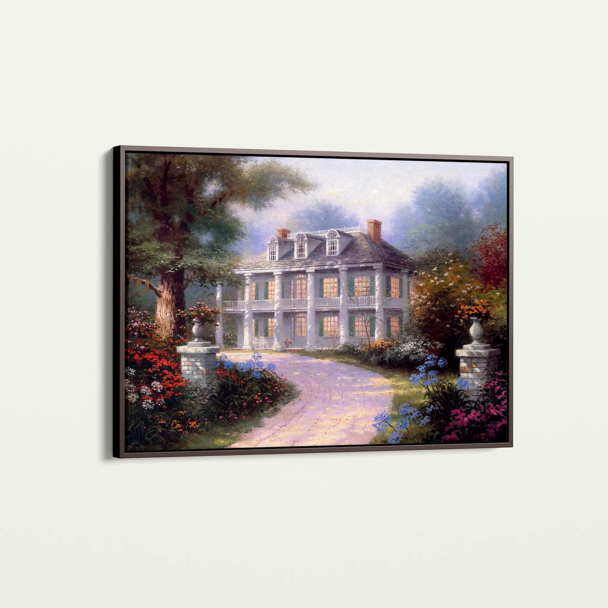 Landscape 094 Canvas Art 18" x 24" / 45 x 60 cm / Black