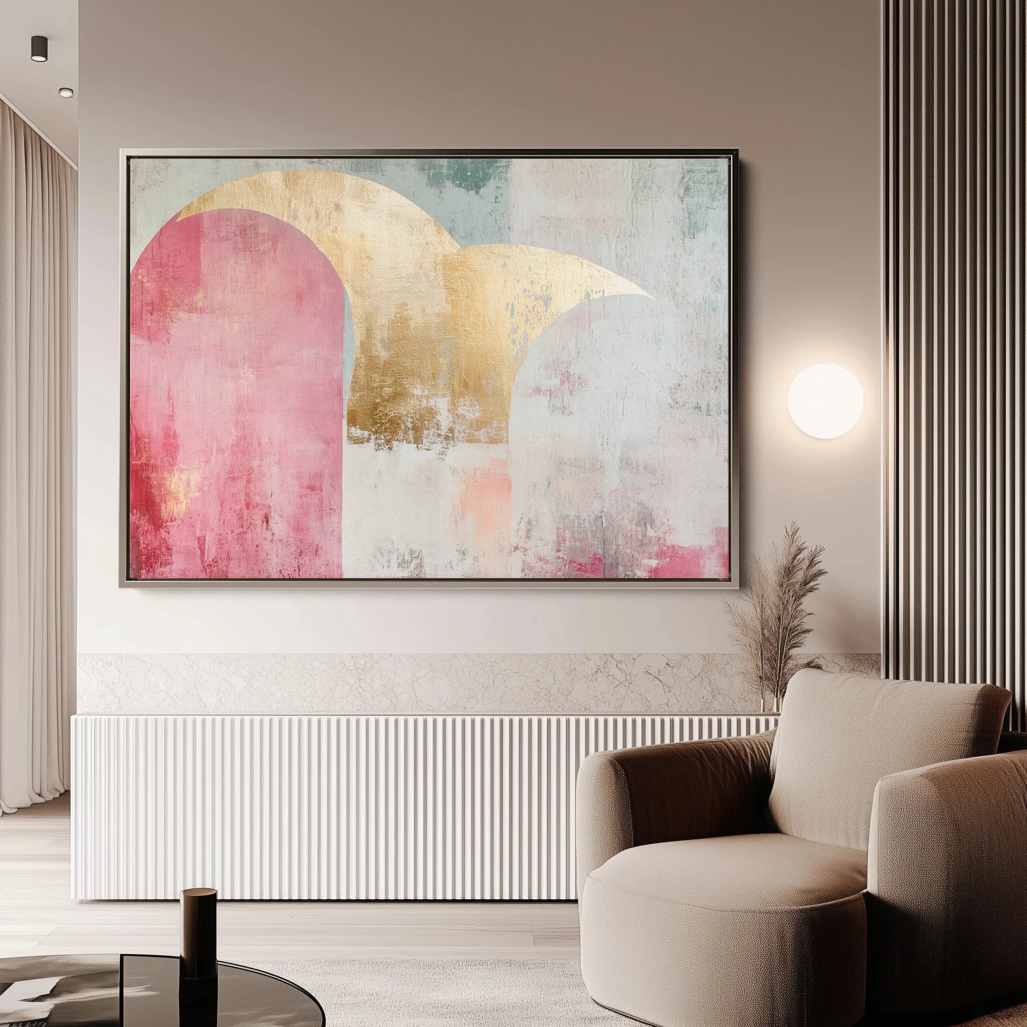 Boho 095 Canvas Art 18" x 24" / 45 x 60 cm / Black