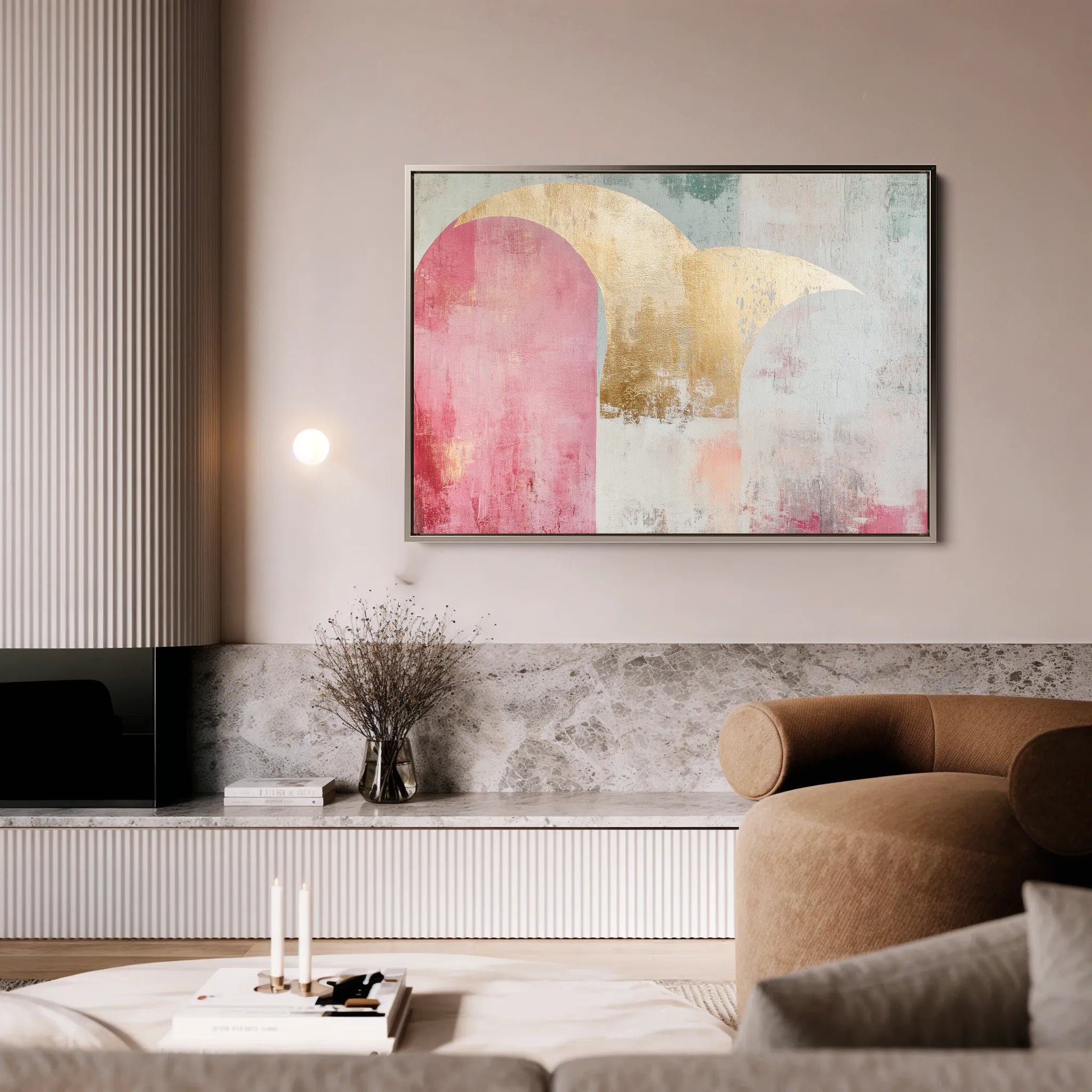 Boho 095 Canvas Art 18" x 24" / 45 x 60 cm / Black