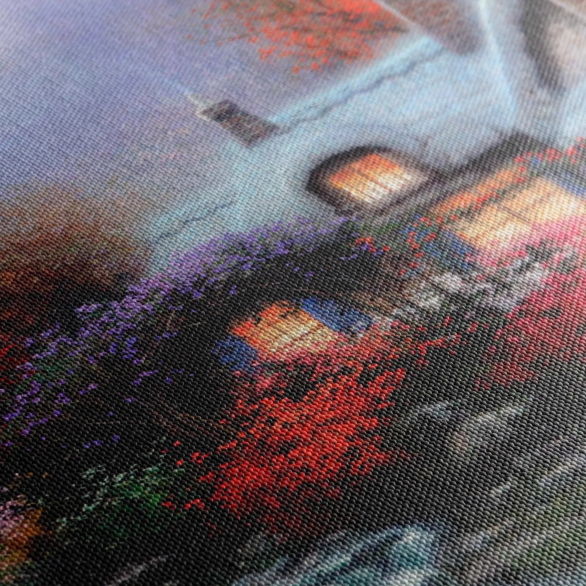 Landscape 095 Canvas Art 18" x 24" / 45 x 60 cm / Black