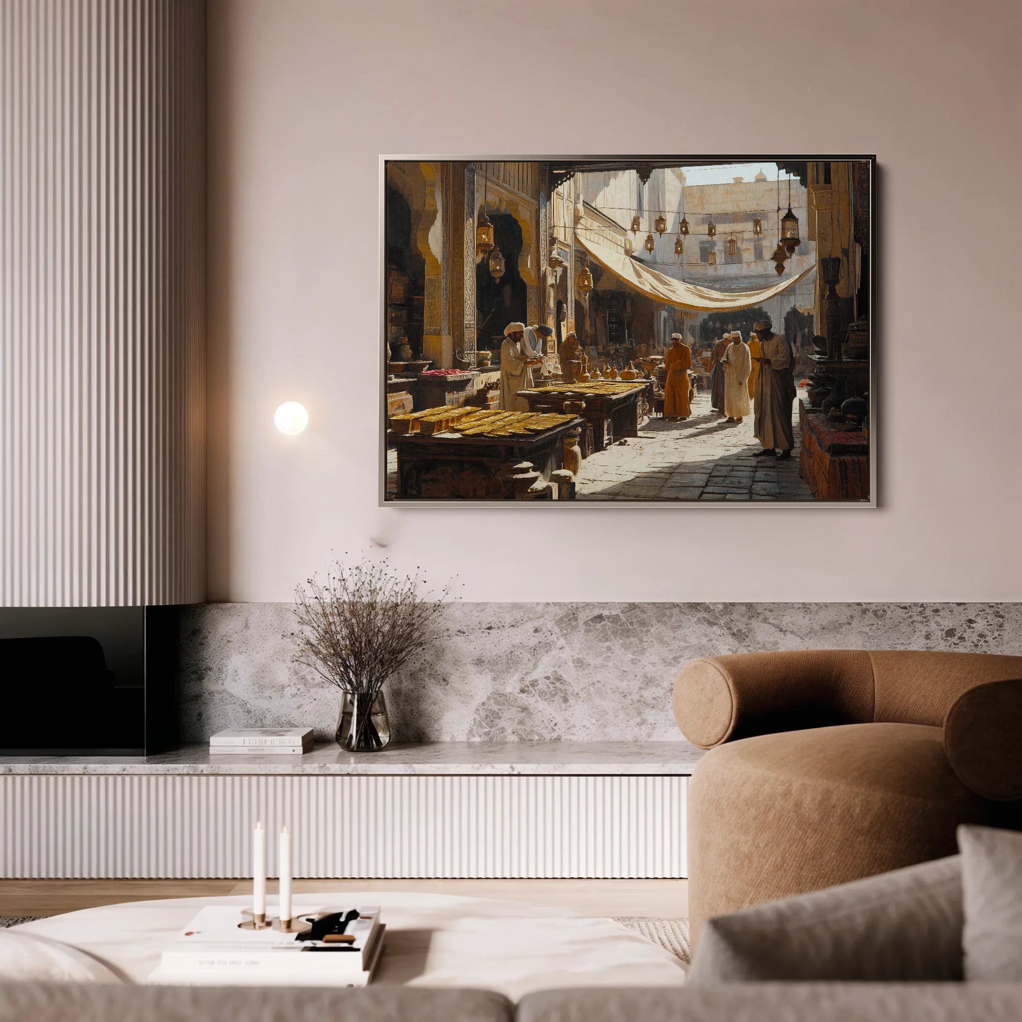 Orientalist 095 Canvas Art 18" x 24" / 45 x 60 cm / Black