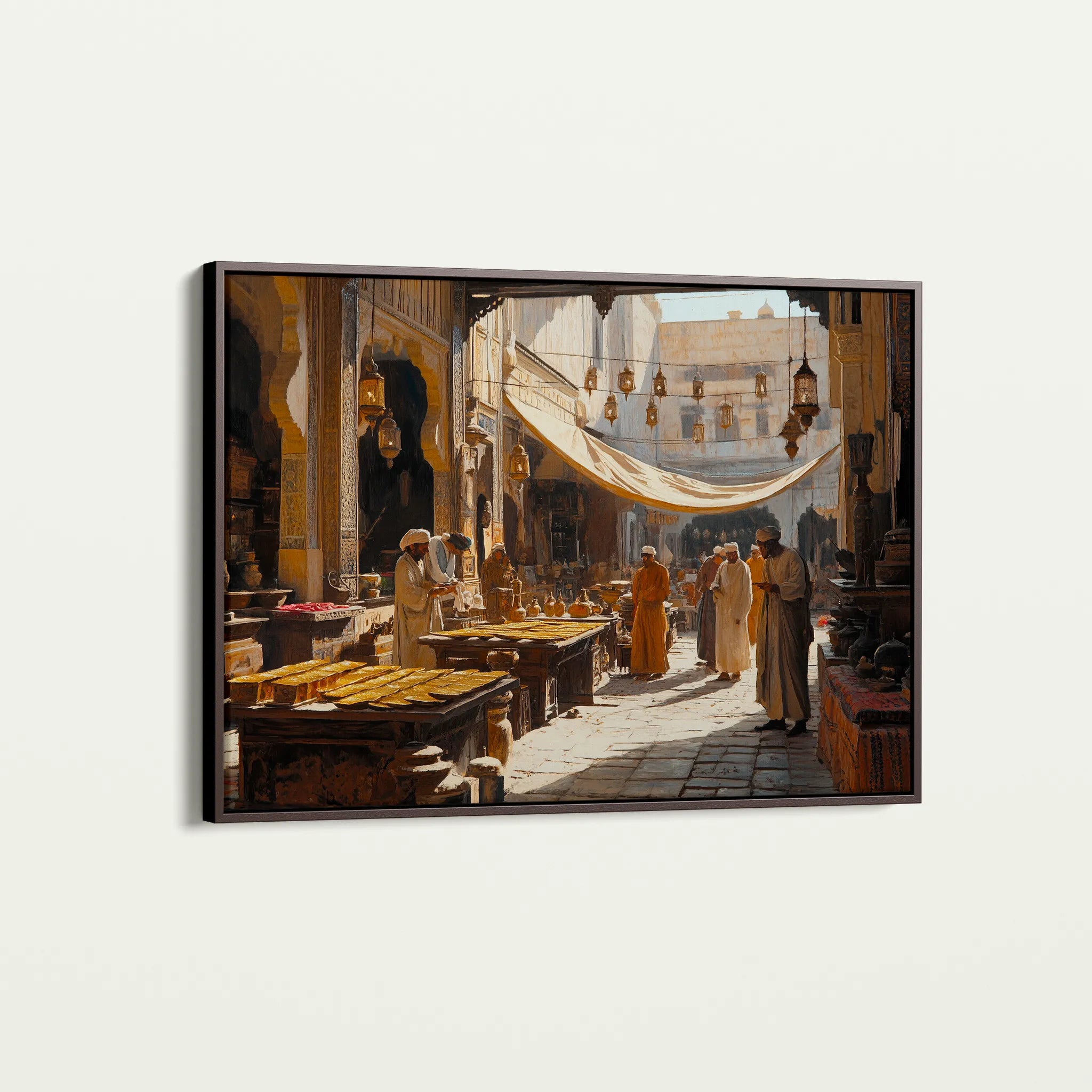 Orientalist 095 Canvas Art 18" x 24" / 45 x 60 cm / Black