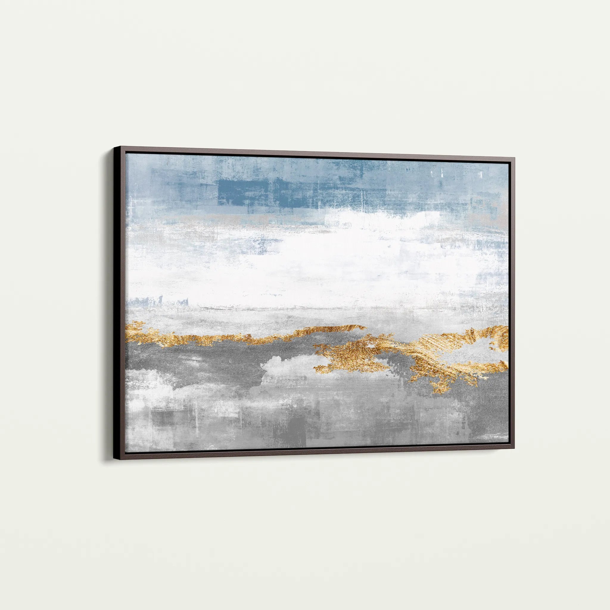 Abstract 096 Canvas Art 18" x 24" / 45 x 60 cm / Black