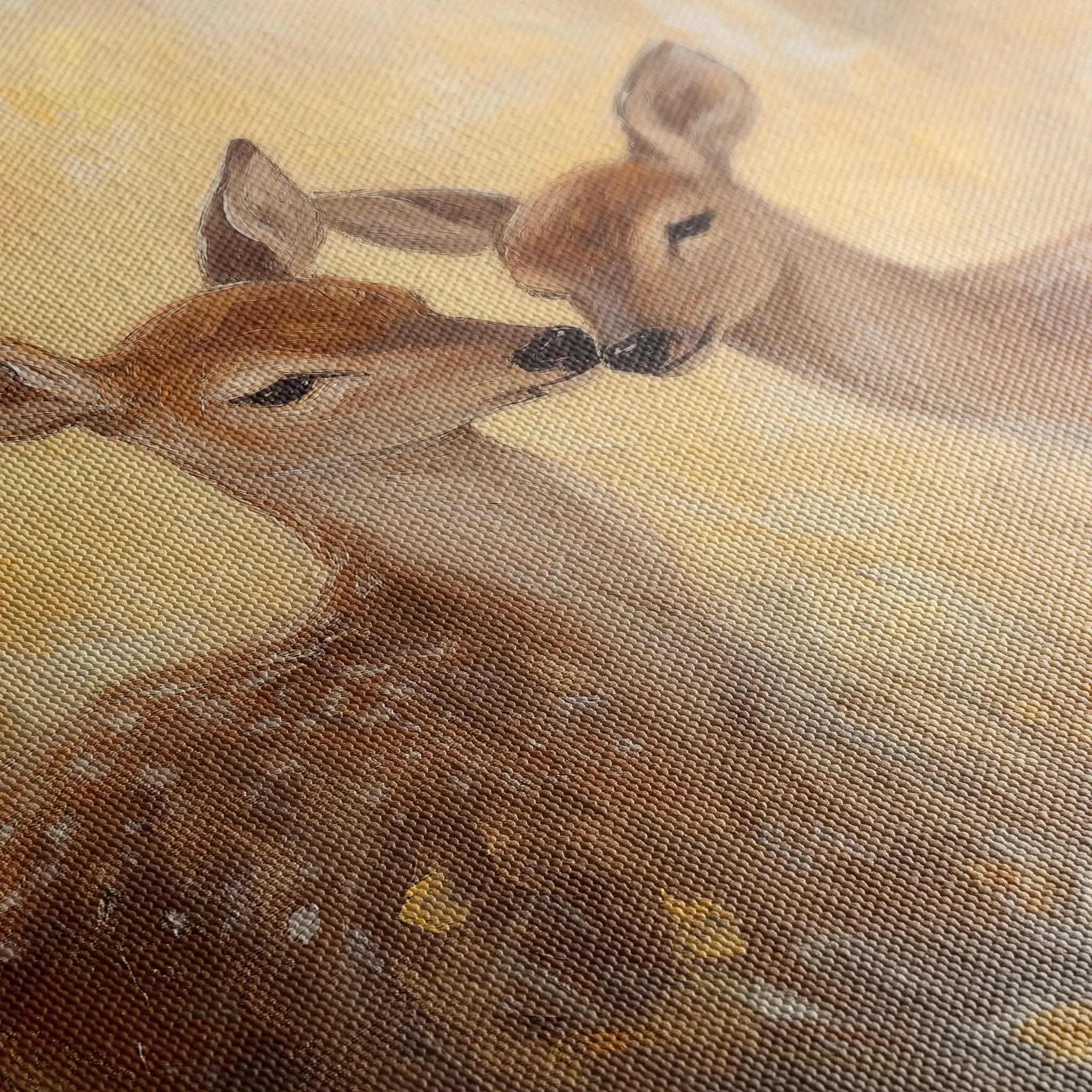 Animals 096 Canvas Art 18" x 24" / 45 x 60 cm / Black