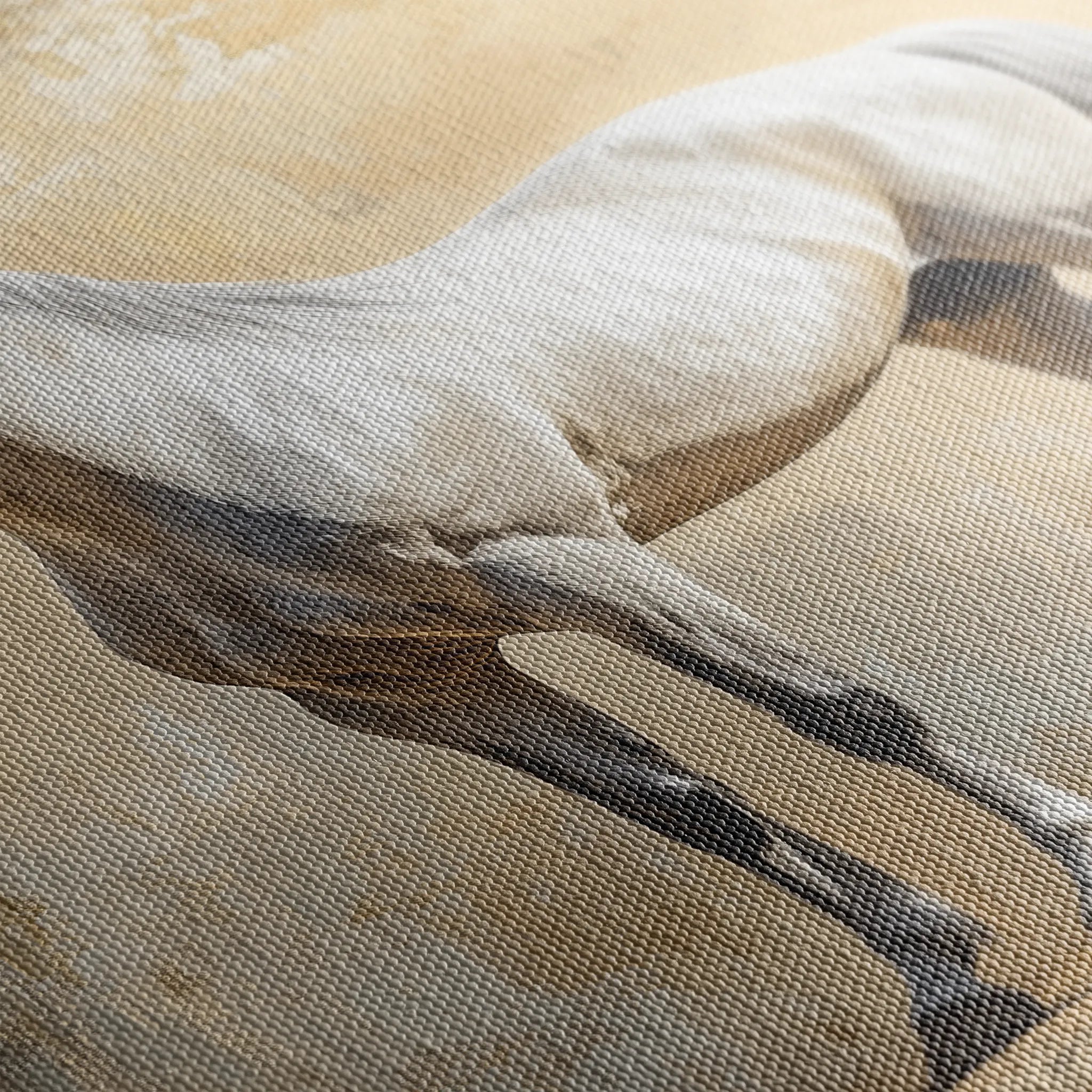Horses 096 Canvas Art 18" x 24" / 45 x 60 cm / Black