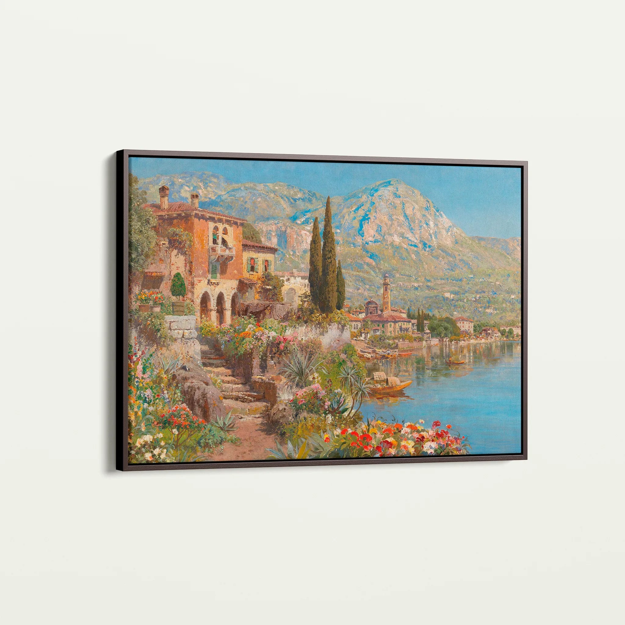 Landscape 096 Canvas Art 18" x 24" / 45 x 60 cm / Black