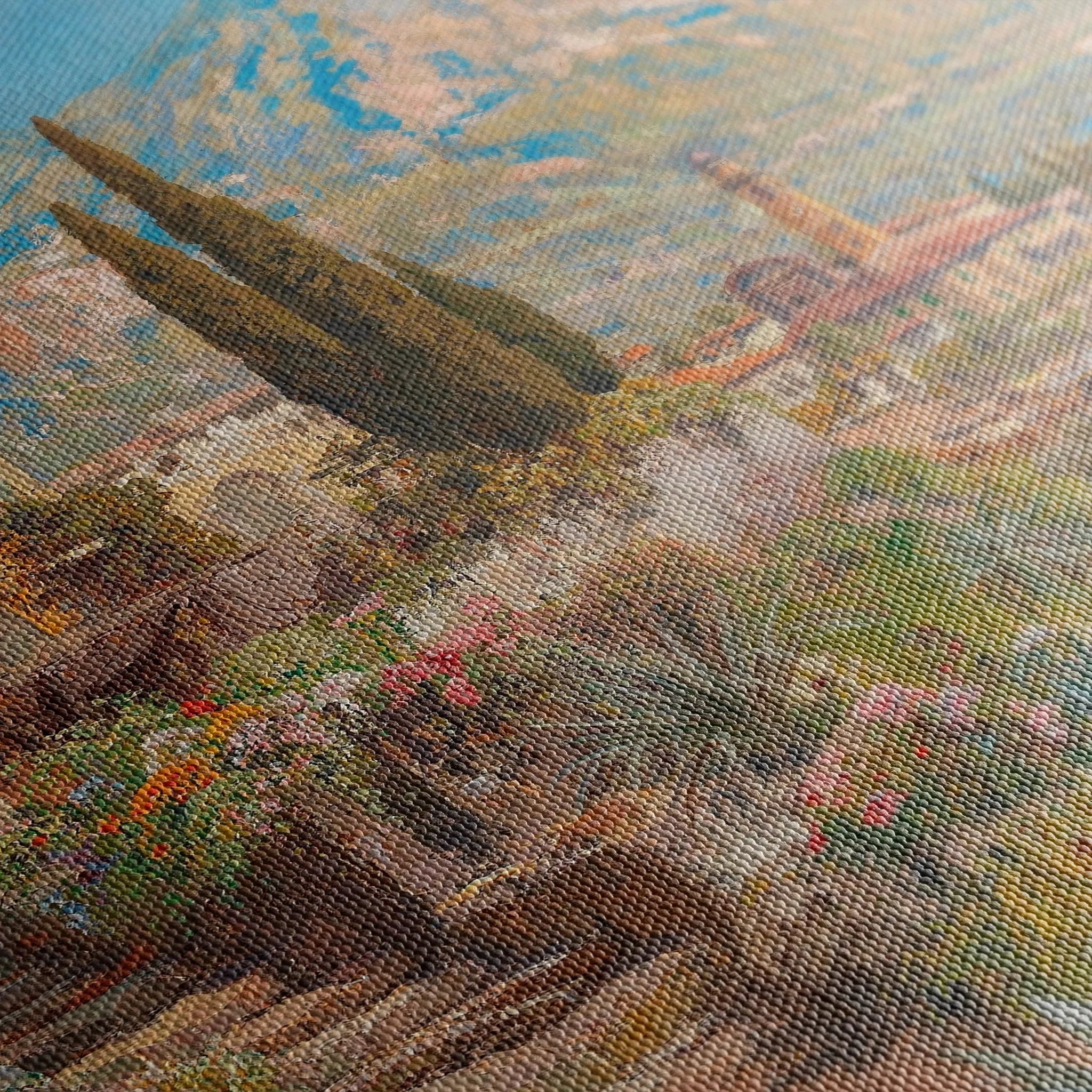 Landscape 096 Canvas Art 18" x 24" / 45 x 60 cm / Black