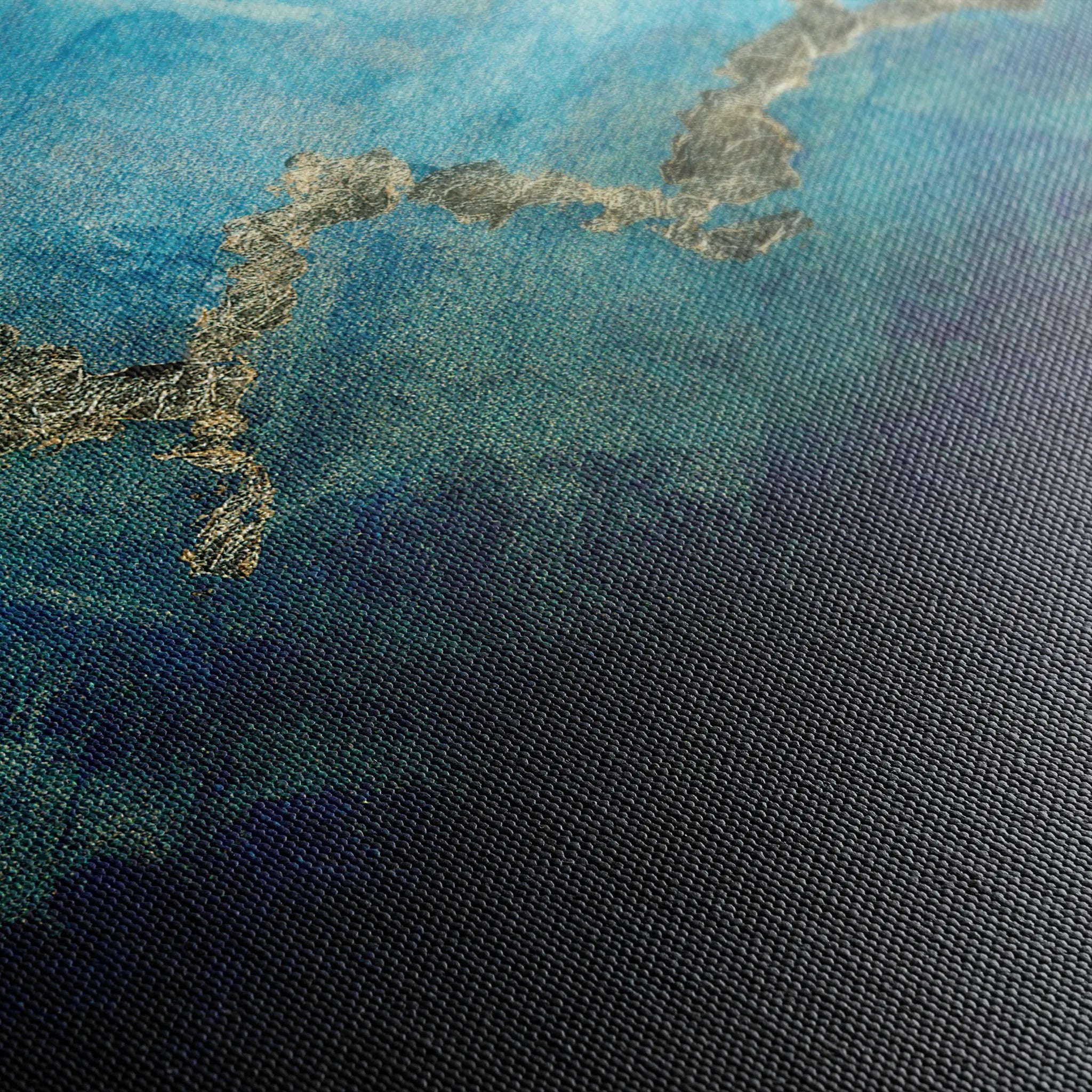 Abstract 097 Canvas Art 18" x 24" / 45 x 60 cm / Black