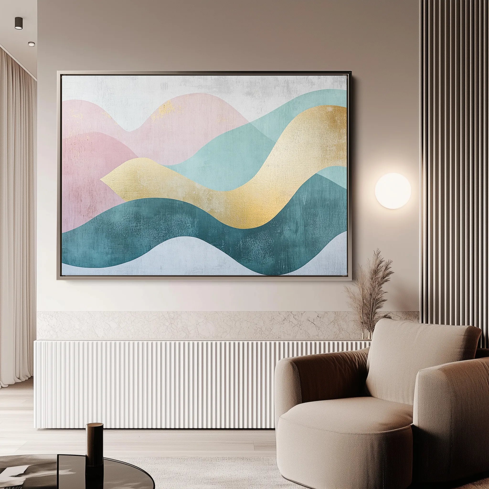 Boho 097 Canvas Art 18" x 24" / 45 x 60 cm / Black