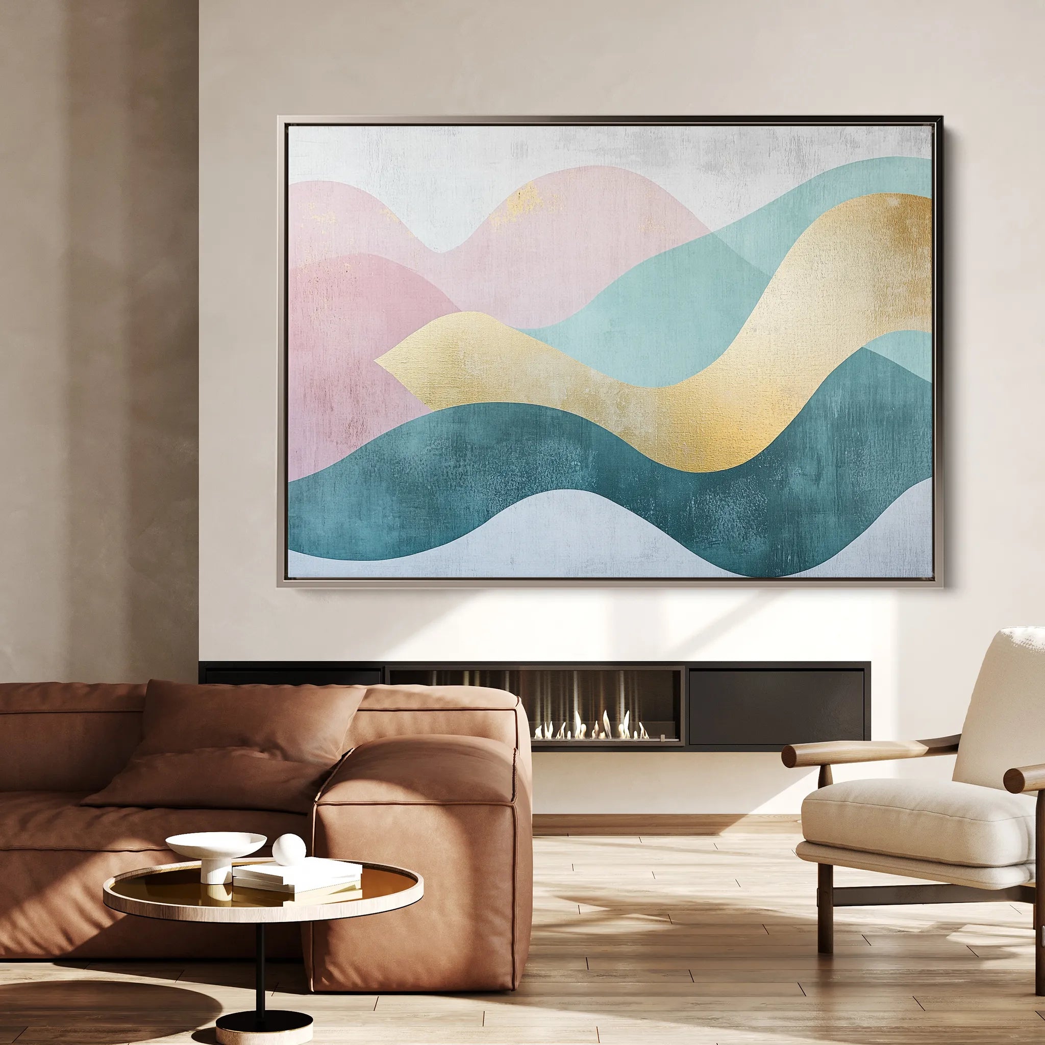 Boho 097 Canvas Art 18" x 24" / 45 x 60 cm / Black