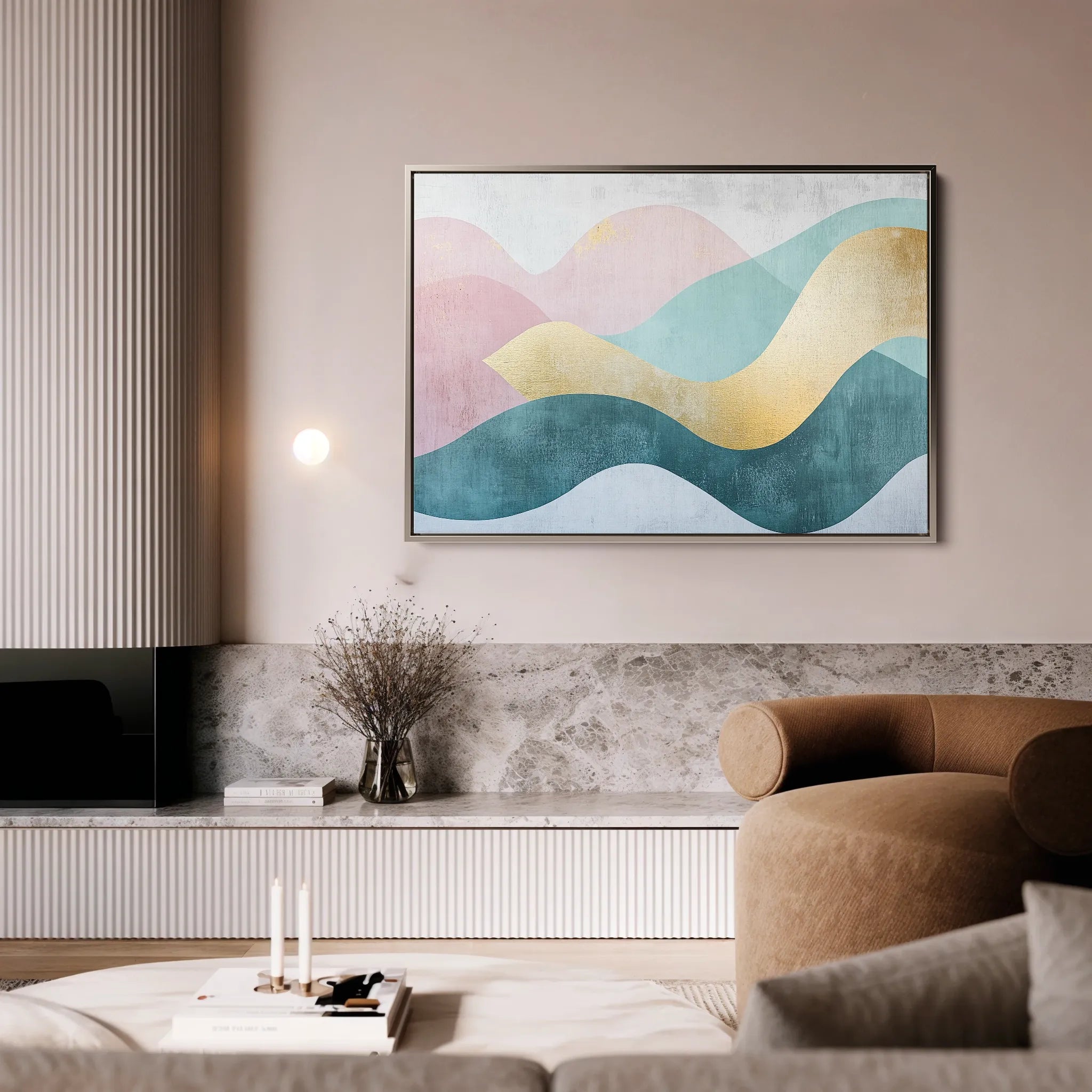 Boho 097 Canvas Art 18" x 24" / 45 x 60 cm / Black