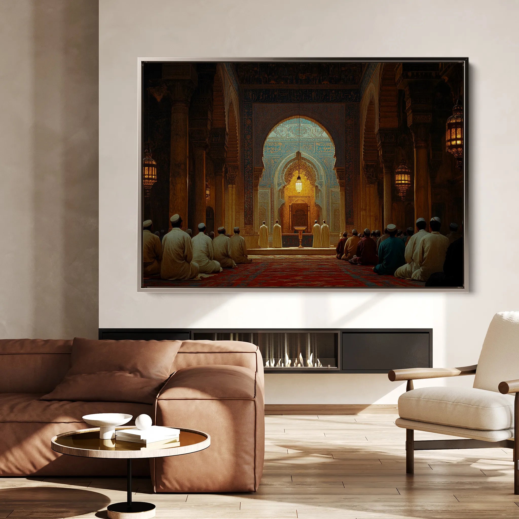 Orientalist 097 Canvas Art 18" x 24" / 45 x 60 cm / Black