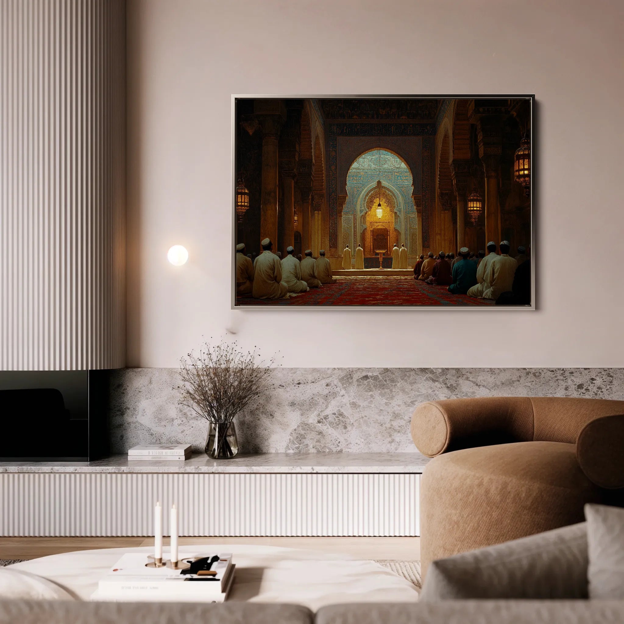 Orientalist 097 Canvas Art 18" x 24" / 45 x 60 cm / Black
