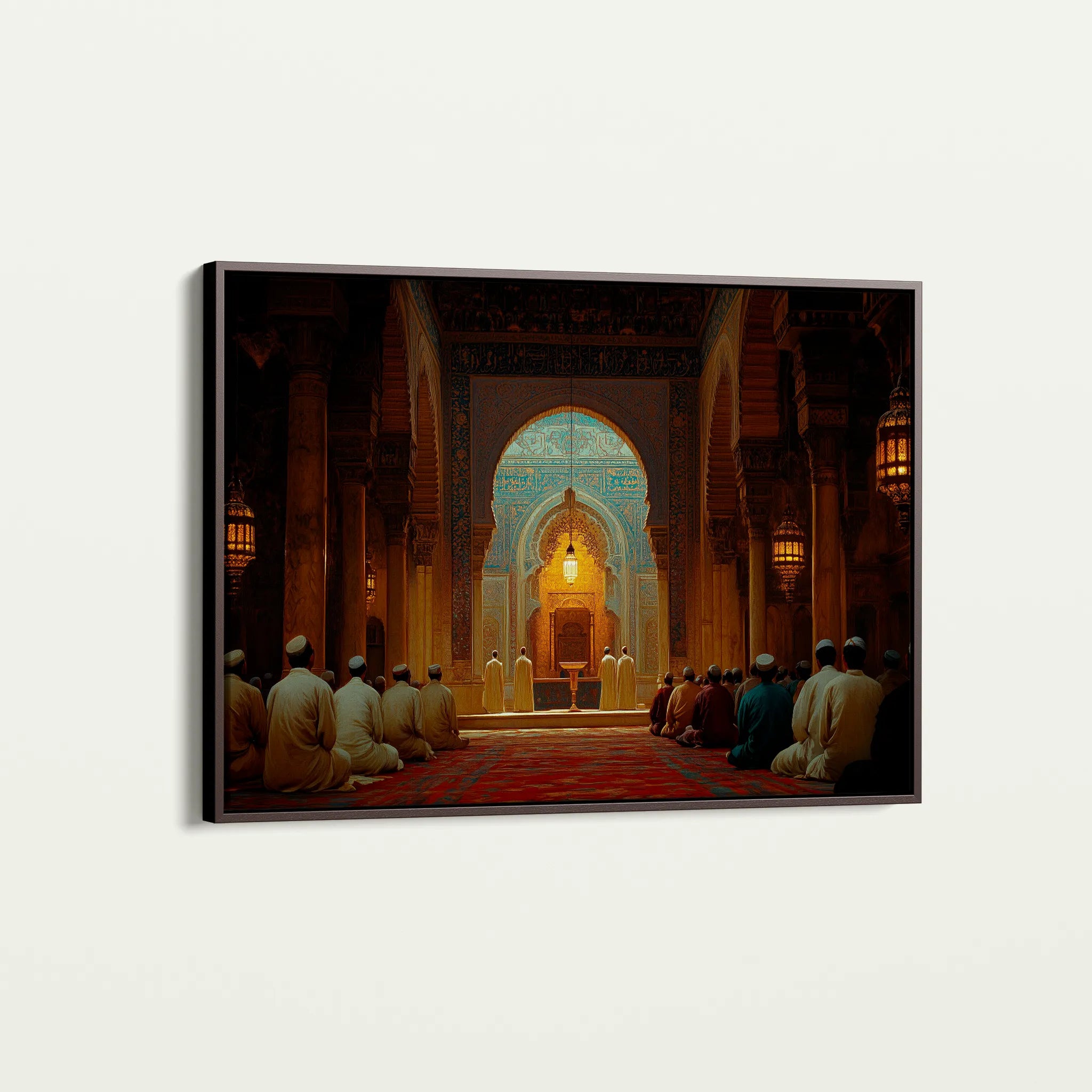 Orientalist 097 Canvas Art 18" x 24" / 45 x 60 cm / Black