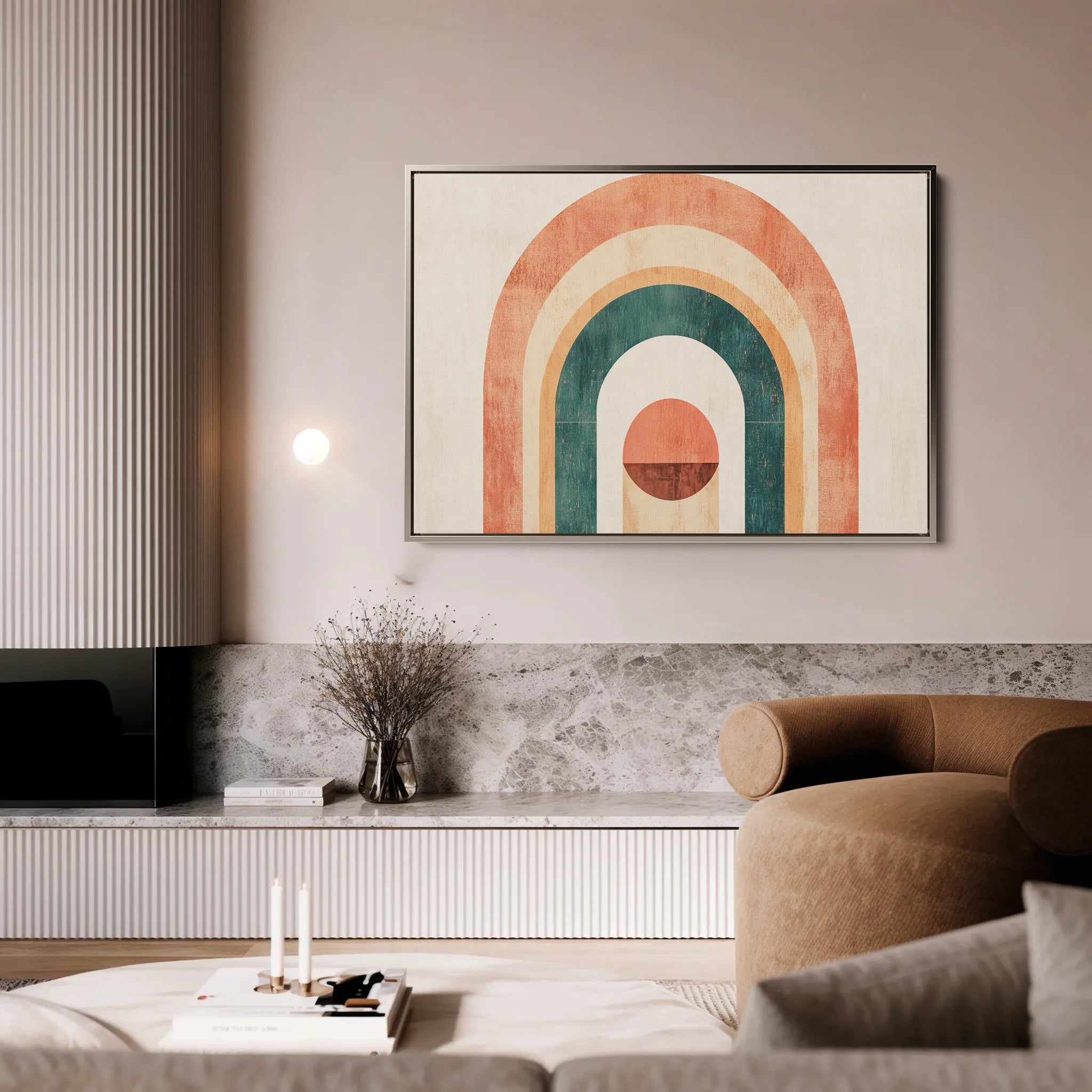 Boho 098 Canvas Art 18" x 24" / 45 x 60 cm / Black