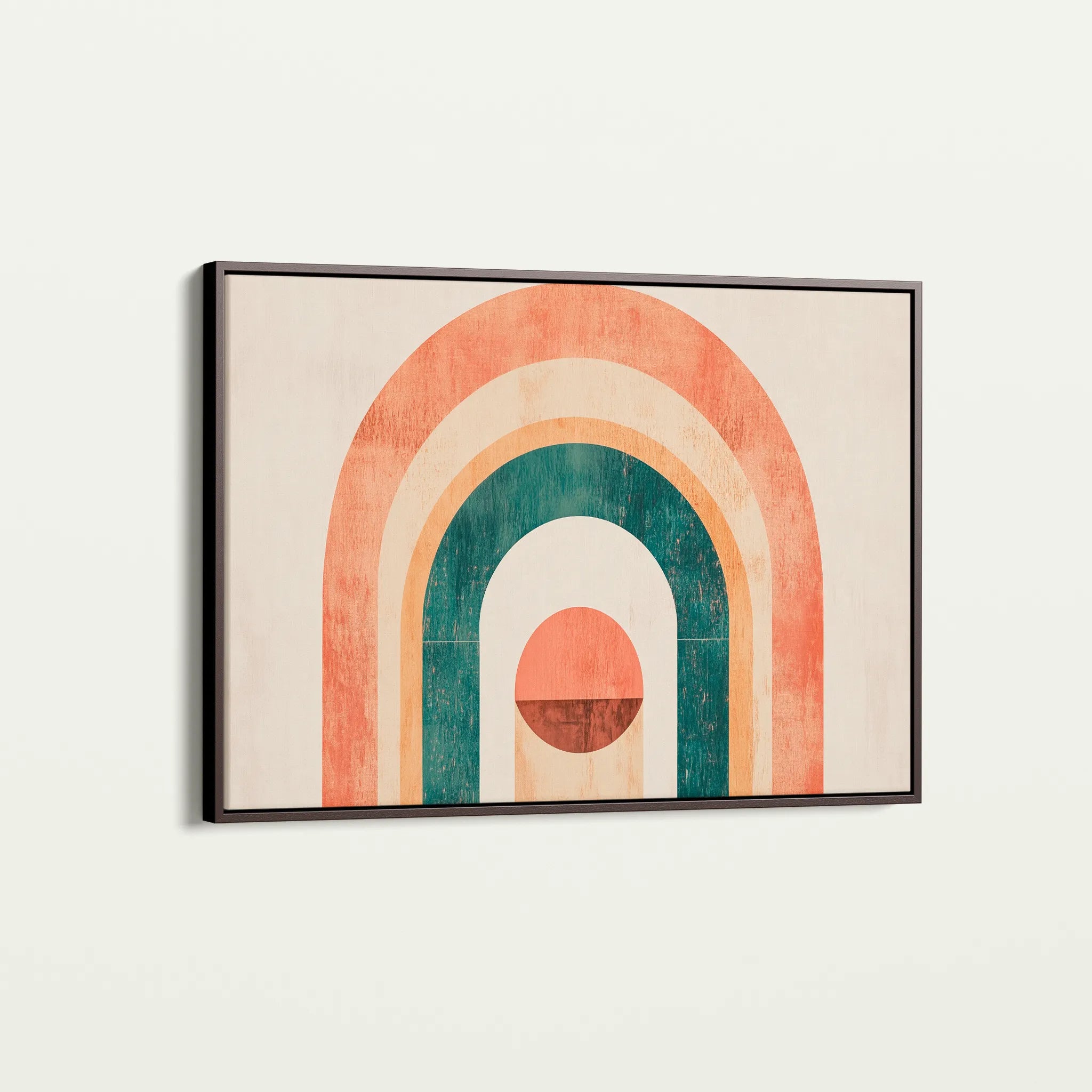 Boho 098 Canvas Art 18" x 24" / 45 x 60 cm / Black