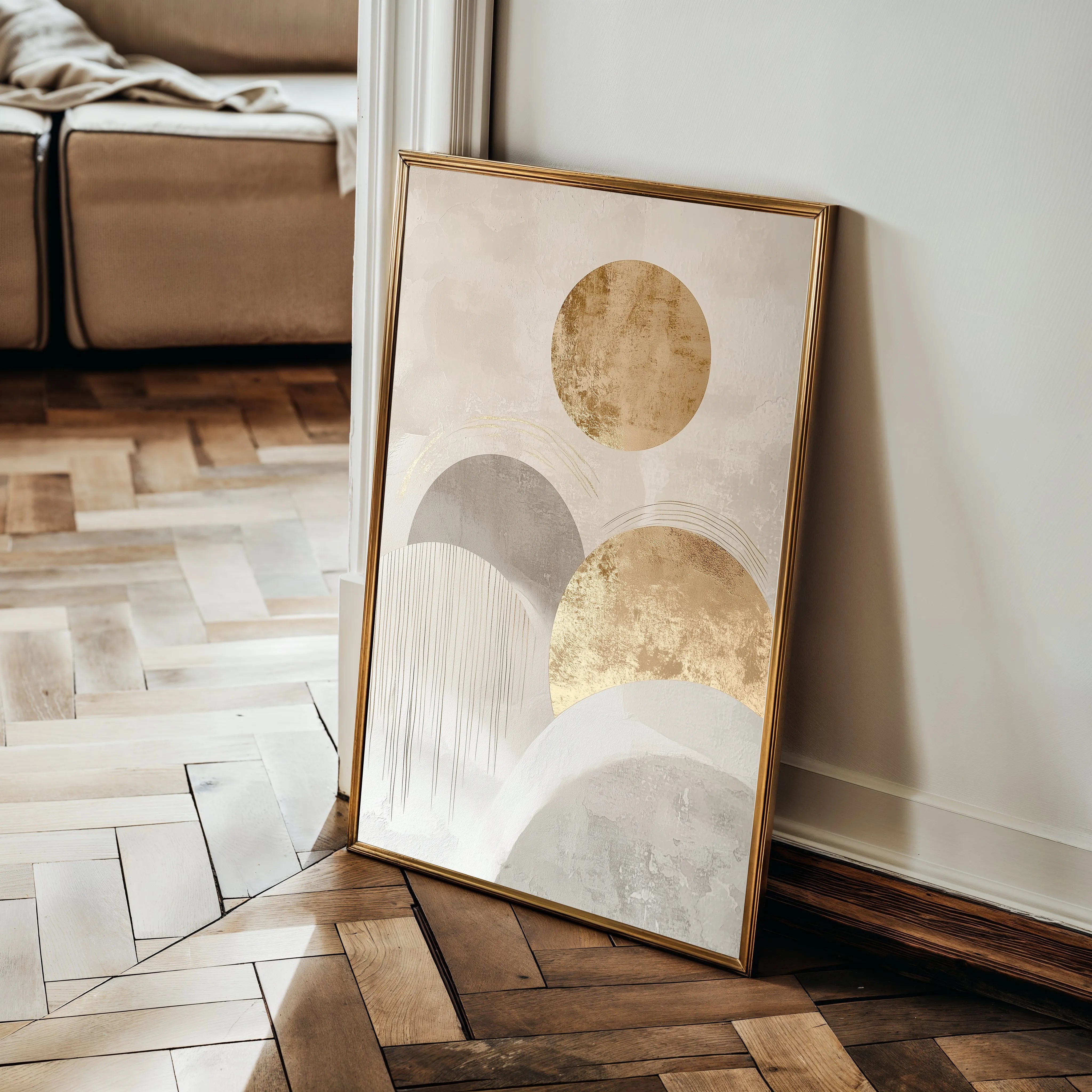 Boho 099 Canvas Art 18" x 24" / 45 x 60 cm / Black