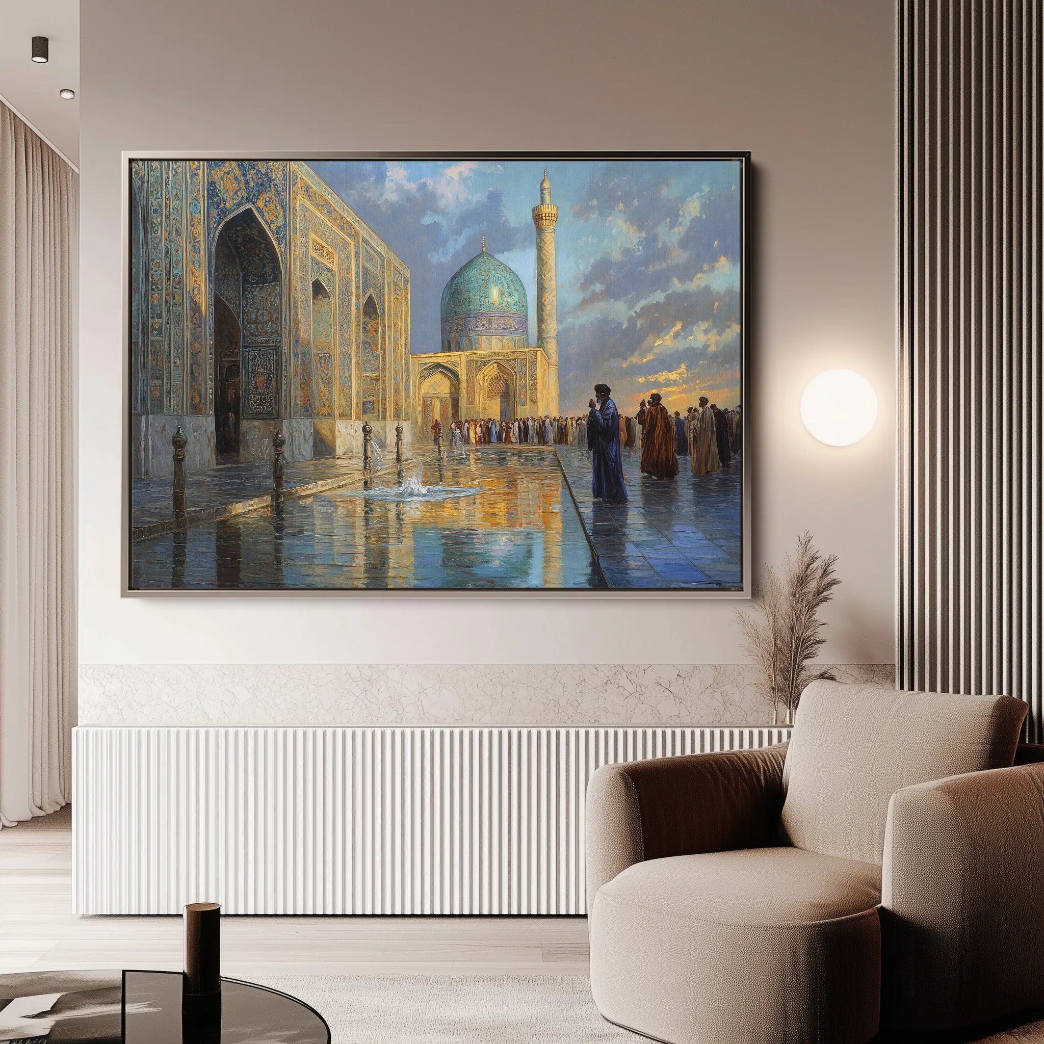 Orientalist 099 Canvas Art 18" x 24" / 45 x 60 cm / Black