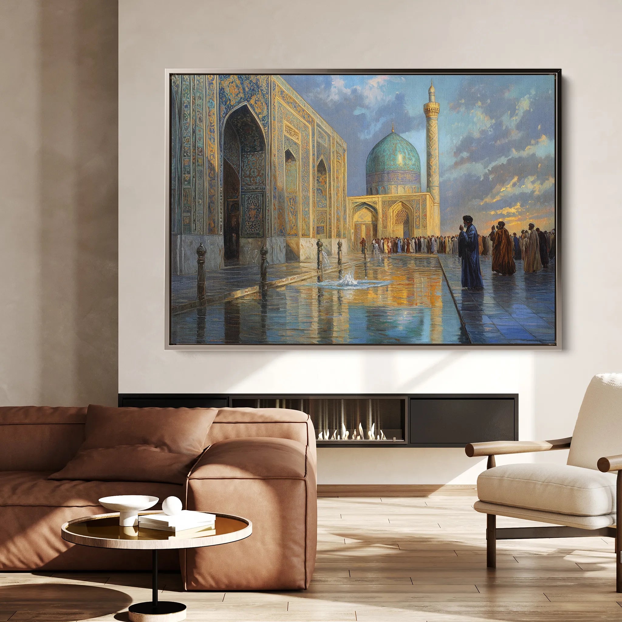 Orientalist 099 Canvas Art 18" x 24" / 45 x 60 cm / Black