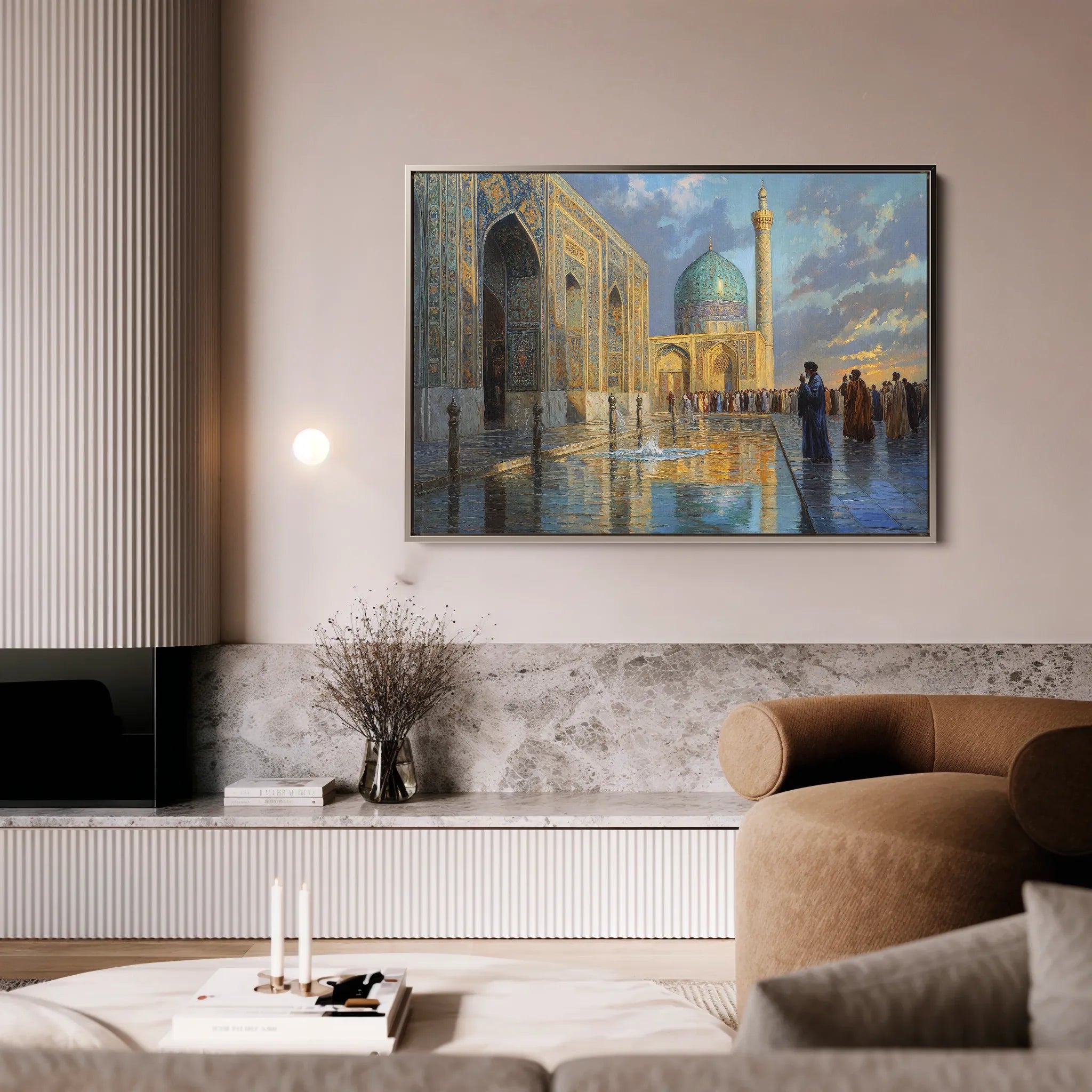 Orientalist 099 Canvas Art 18" x 24" / 45 x 60 cm / Black
