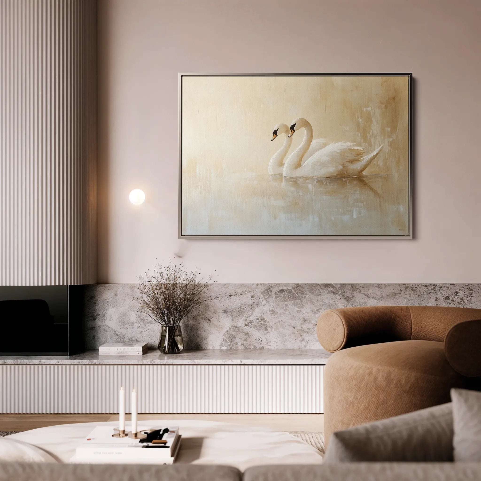 Animals 100 Canvas Art 18" x 24" / 45 x 60 cm / Black