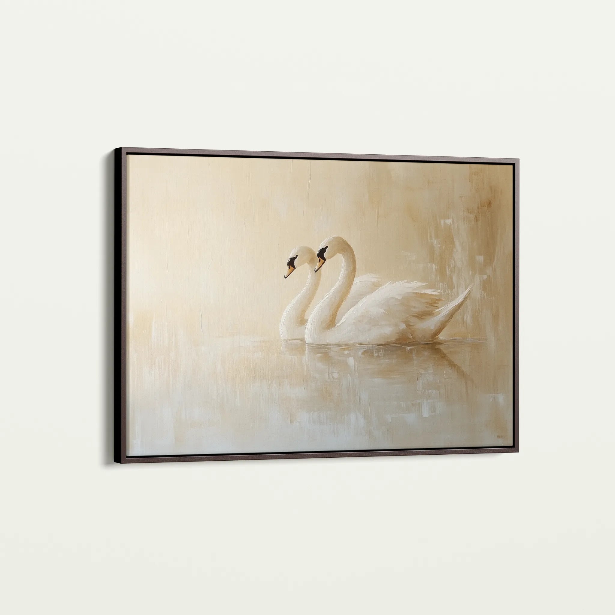 Animals 100 Canvas Art 18" x 24" / 45 x 60 cm / Black