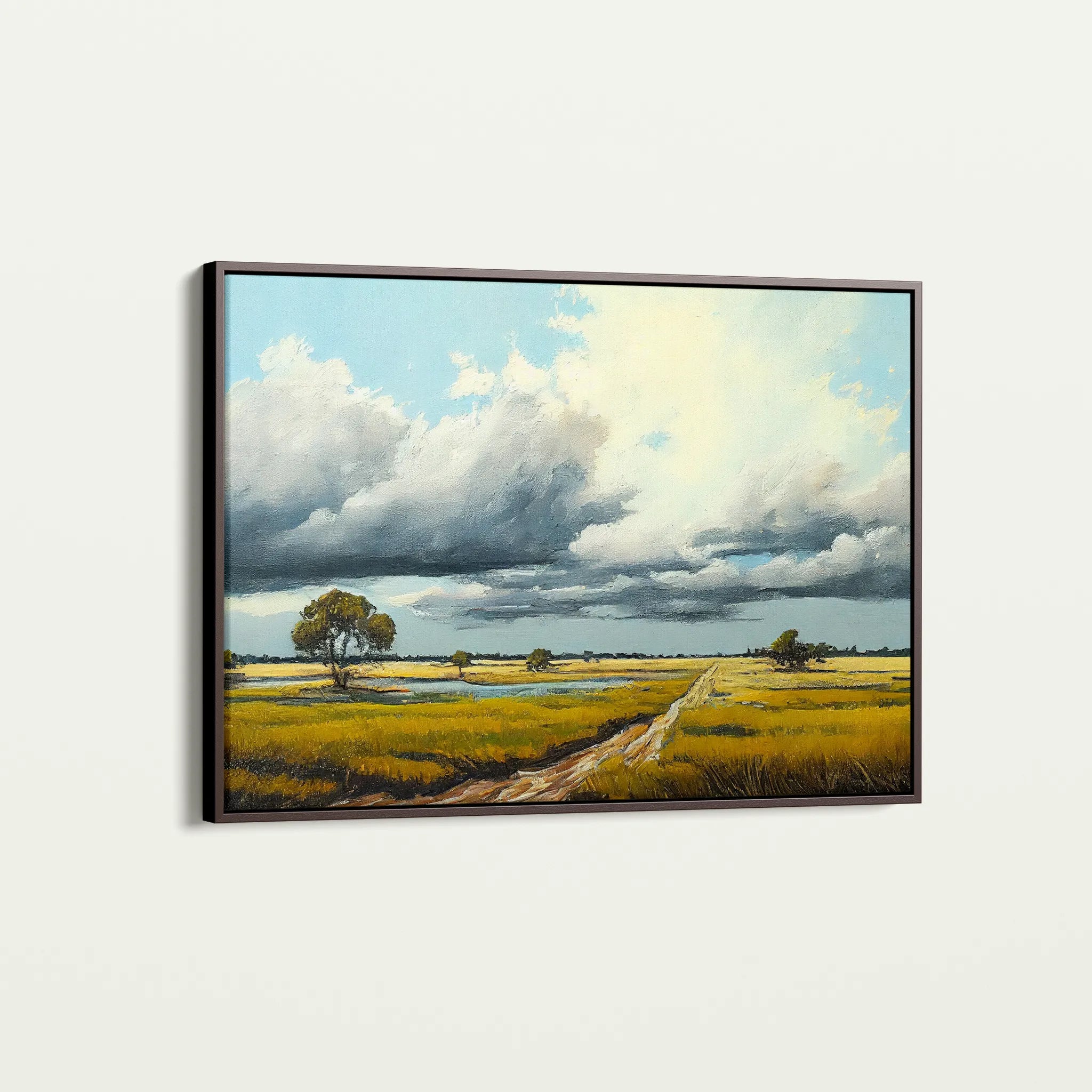 Landscape 100 Canvas Art 18" x 24" / 45 x 60 cm / Black