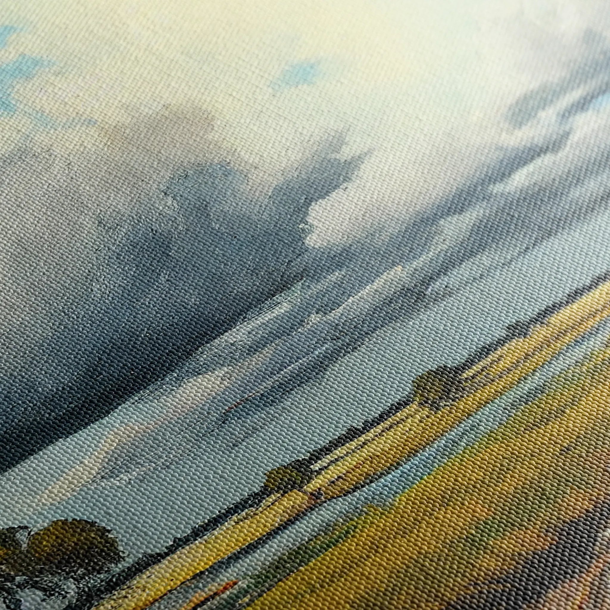 Landscape 100 Canvas Art 18" x 24" / 45 x 60 cm / Black