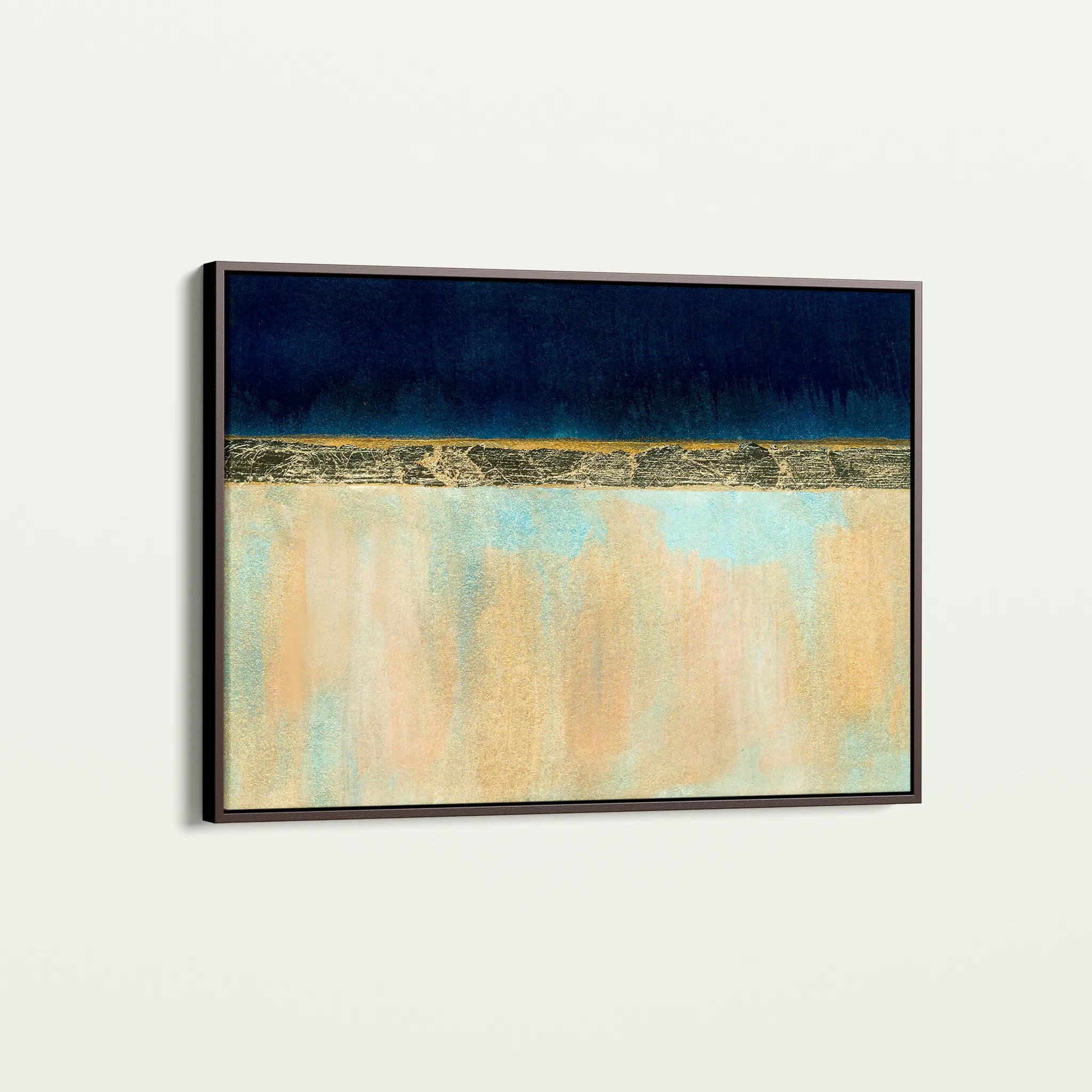 Abstract 101 Canvas Art 18" x 24" / 45 x 60 cm / Black