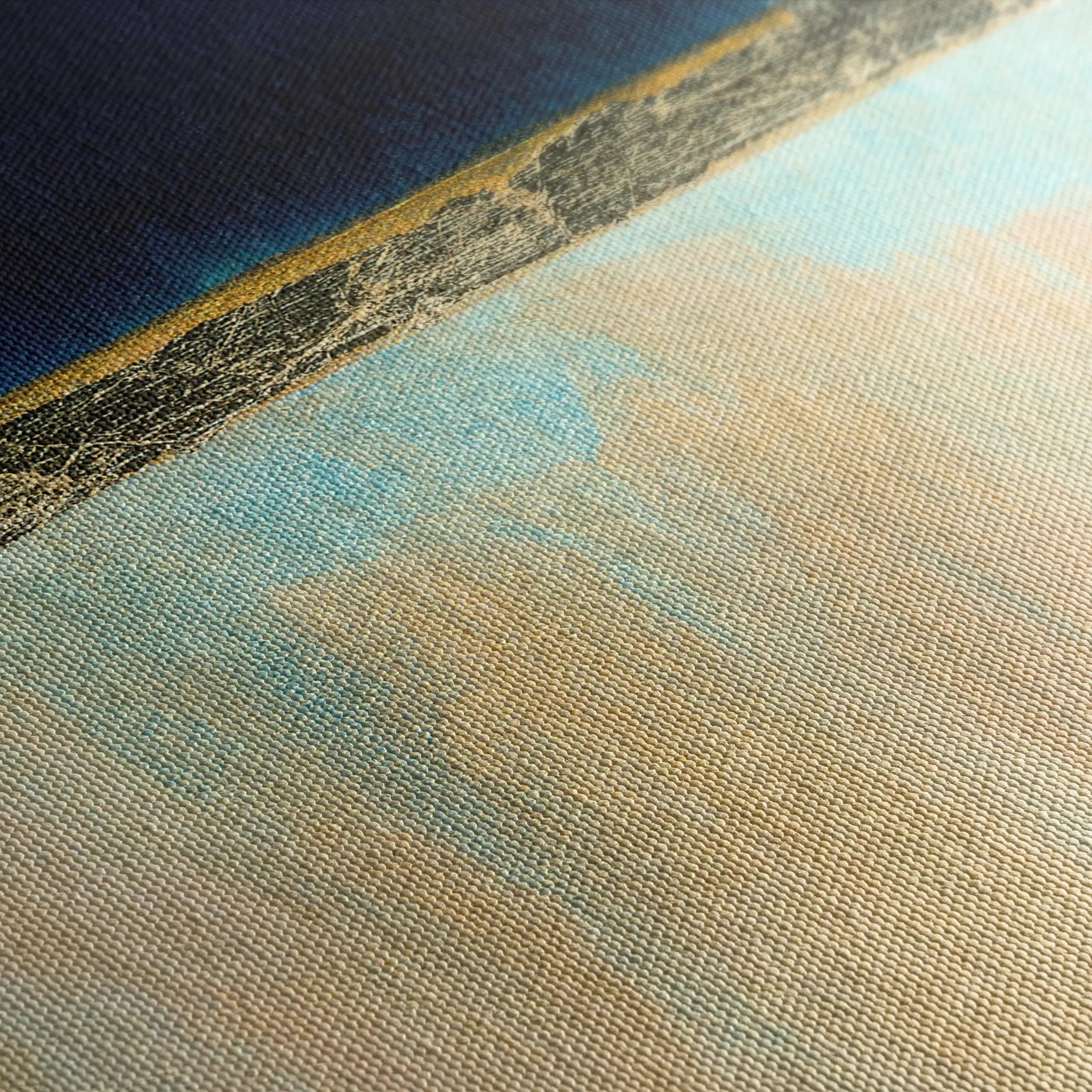Abstract 101 Canvas Art 18" x 24" / 45 x 60 cm / Black