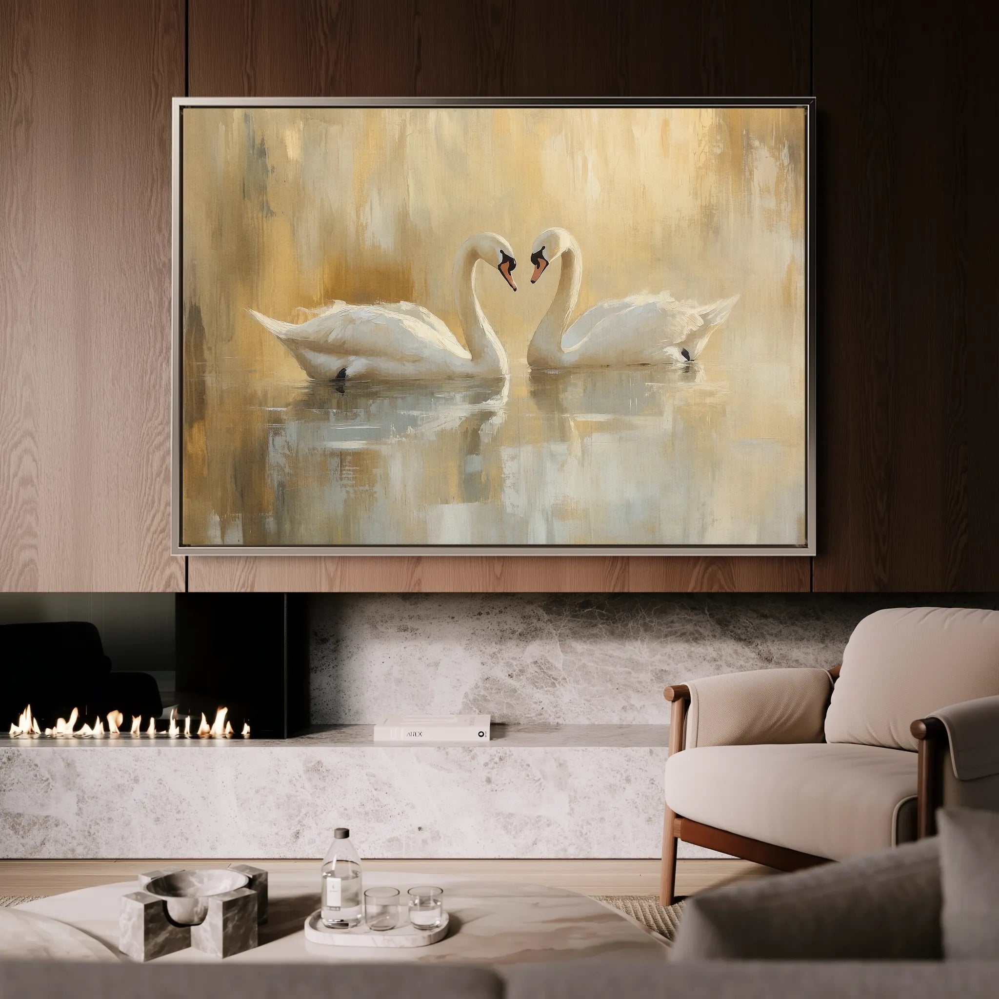 Animals 101 Canvas Art 18" x 24" / 45 x 60 cm / Black