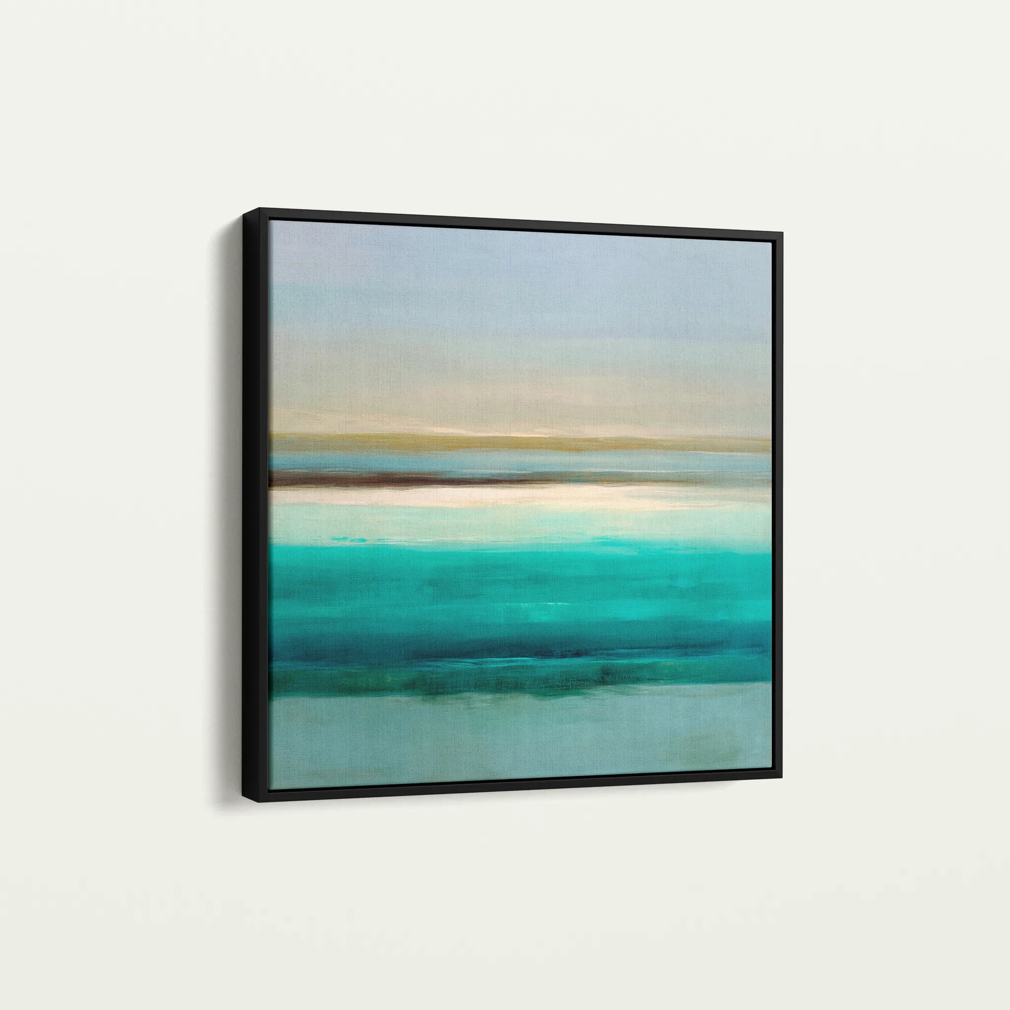 Abstract 1012 Canvas Art 16" x 16" / 40 x 40 cm / Black