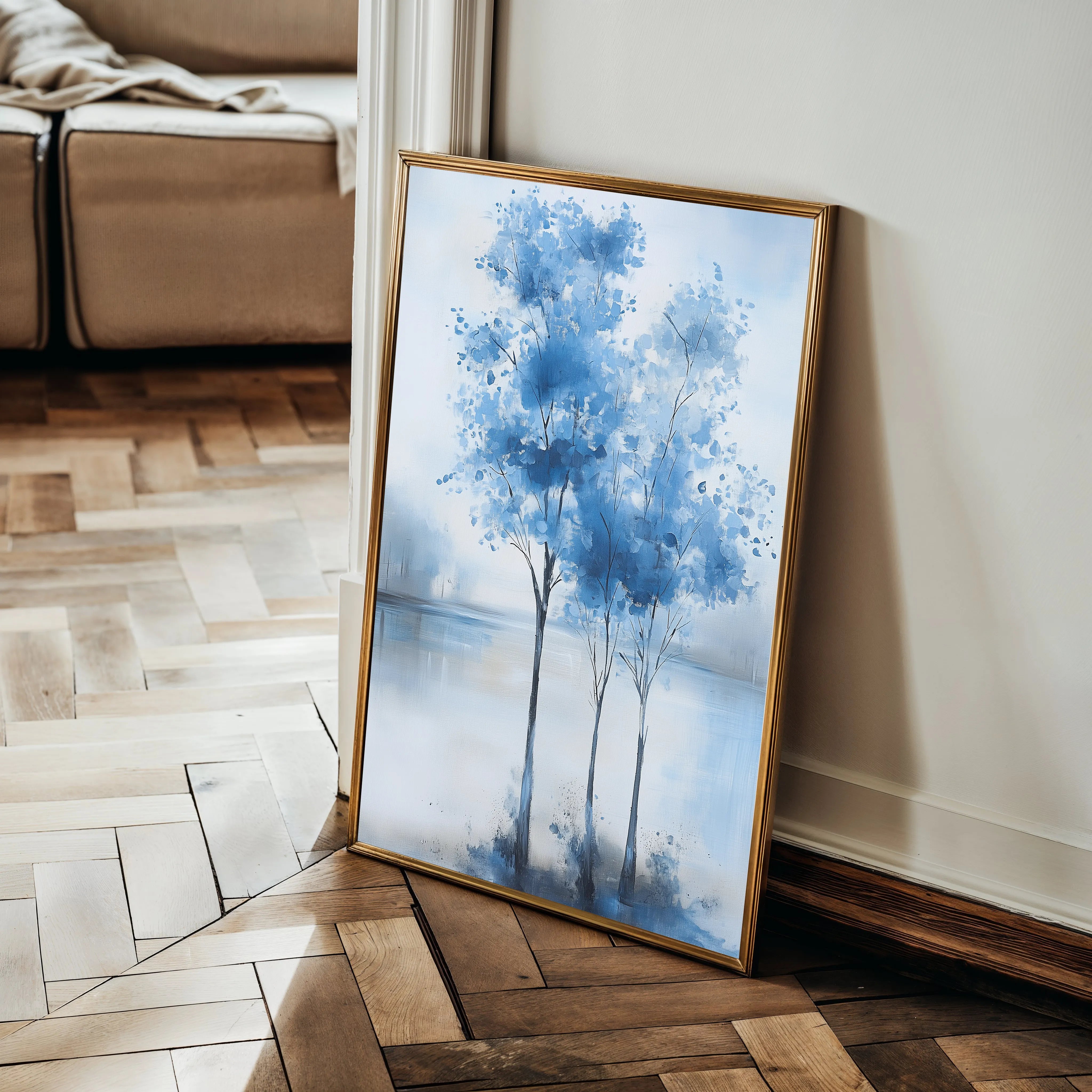 Floral 1016 Canvas Art 18" x 24" / 45 x 60 cm / Black