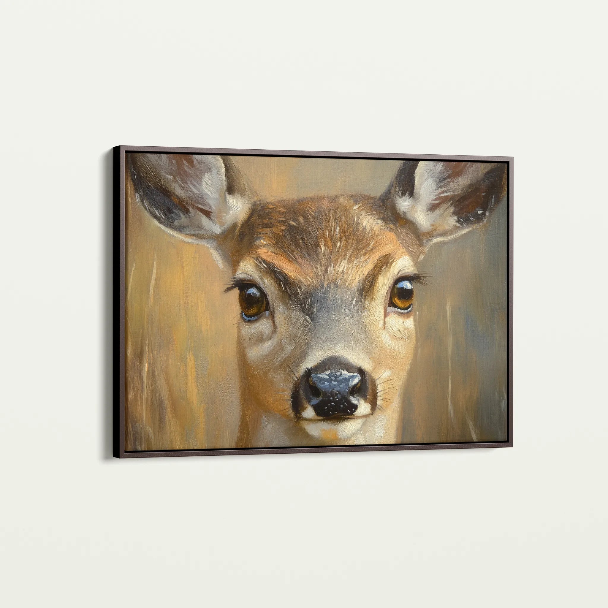 Animals 102 Canvas Art 18" x 24" / 45 x 60 cm / Black