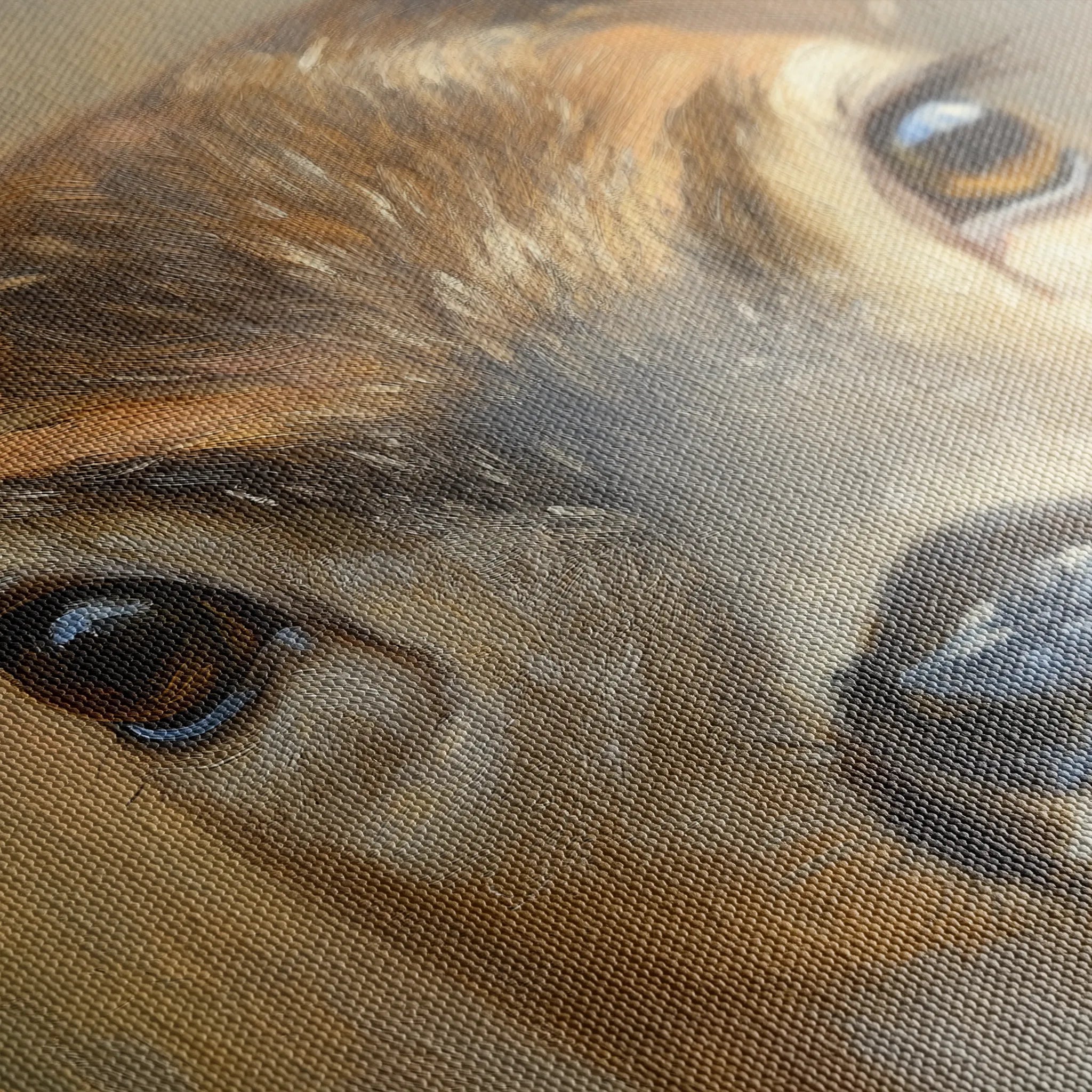 Animals 102 Canvas Art 18" x 24" / 45 x 60 cm / Black