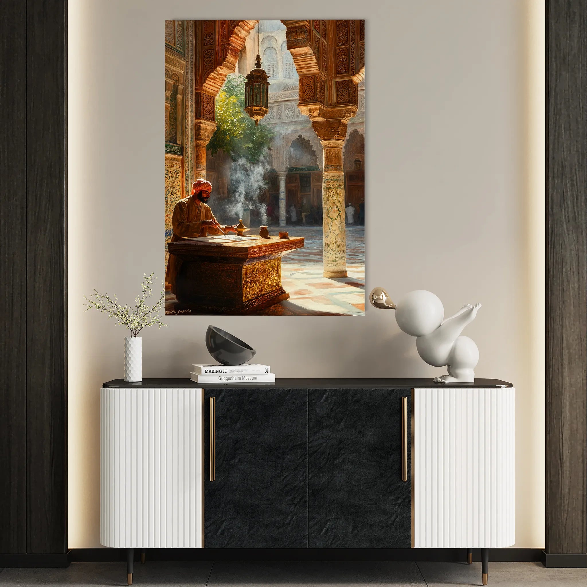 Orientalist 102 Canvas Art 18" x 24" / 45 x 60 cm / Black