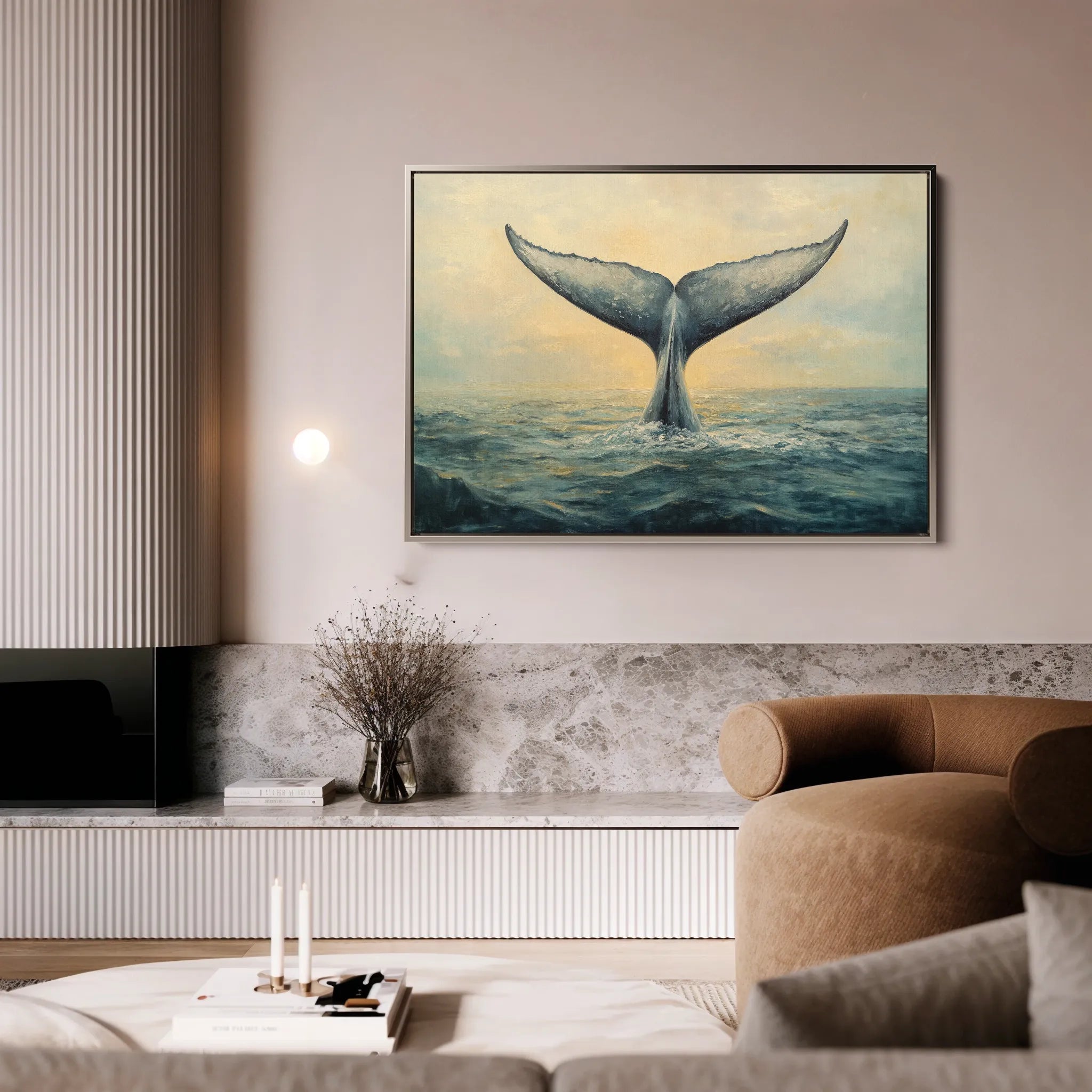 Animals 103 Canvas Art 18" x 24" / 45 x 60 cm / Black
