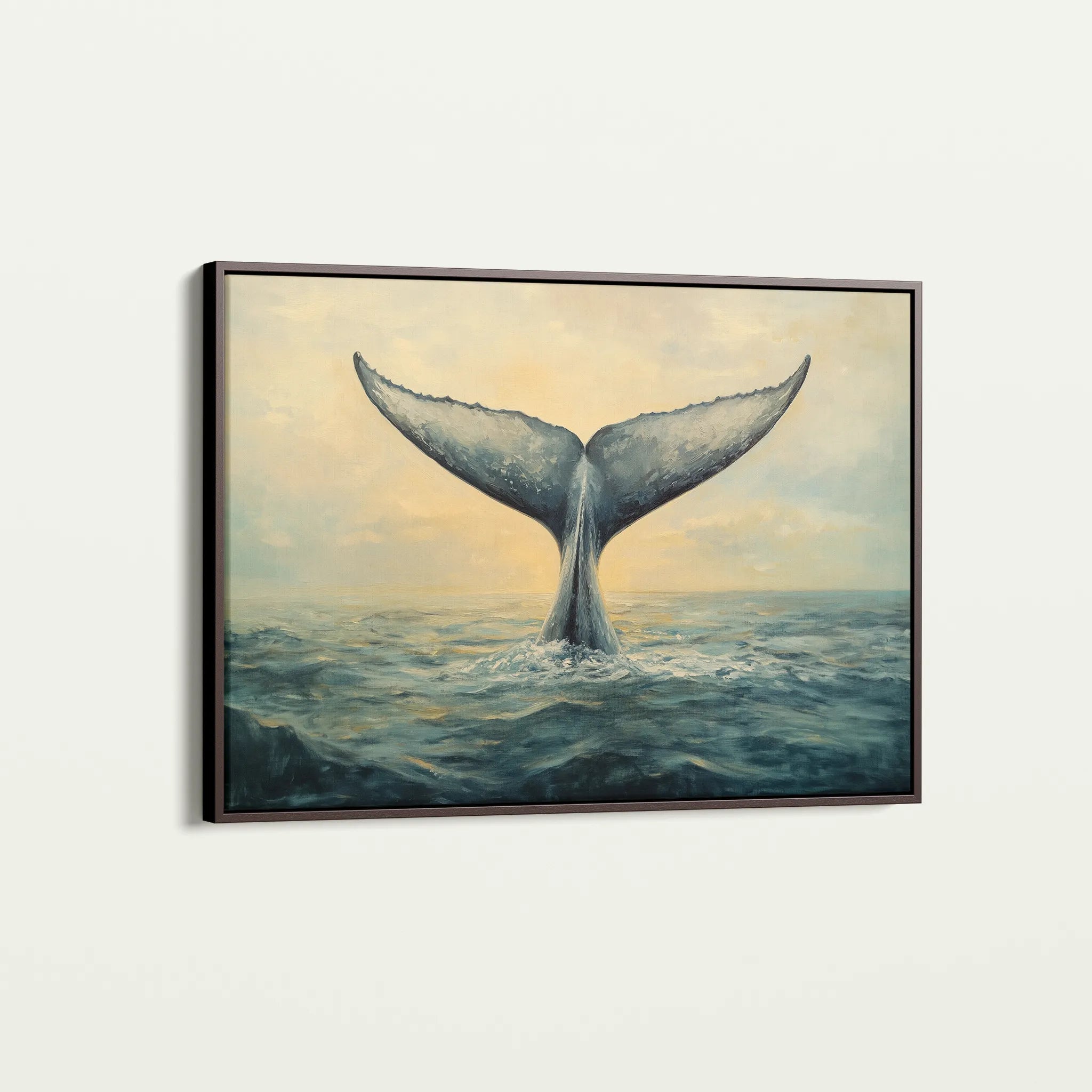 Animals 103 Canvas Art 18" x 24" / 45 x 60 cm / Black