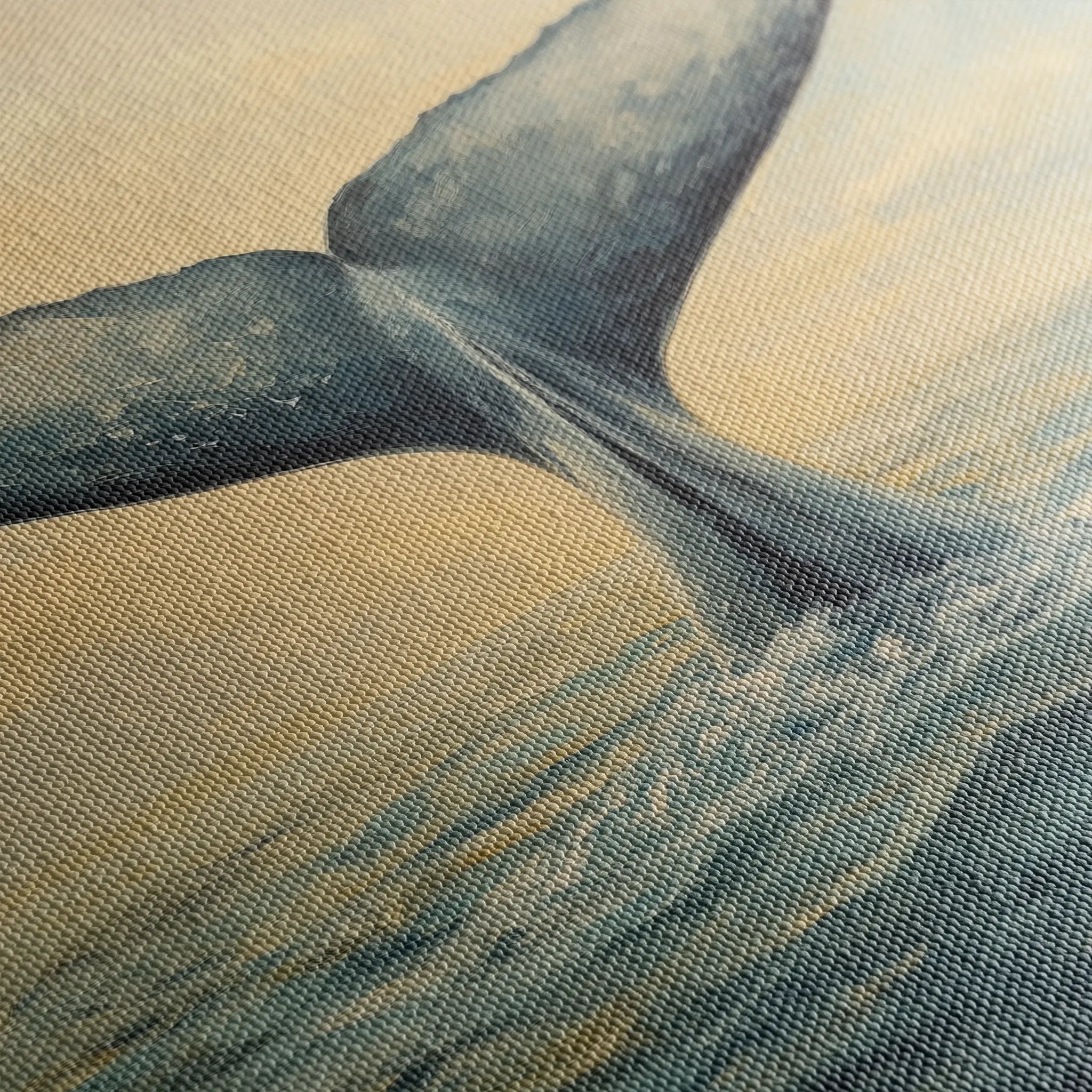 Animals 103 Canvas Art 18" x 24" / 45 x 60 cm / Black