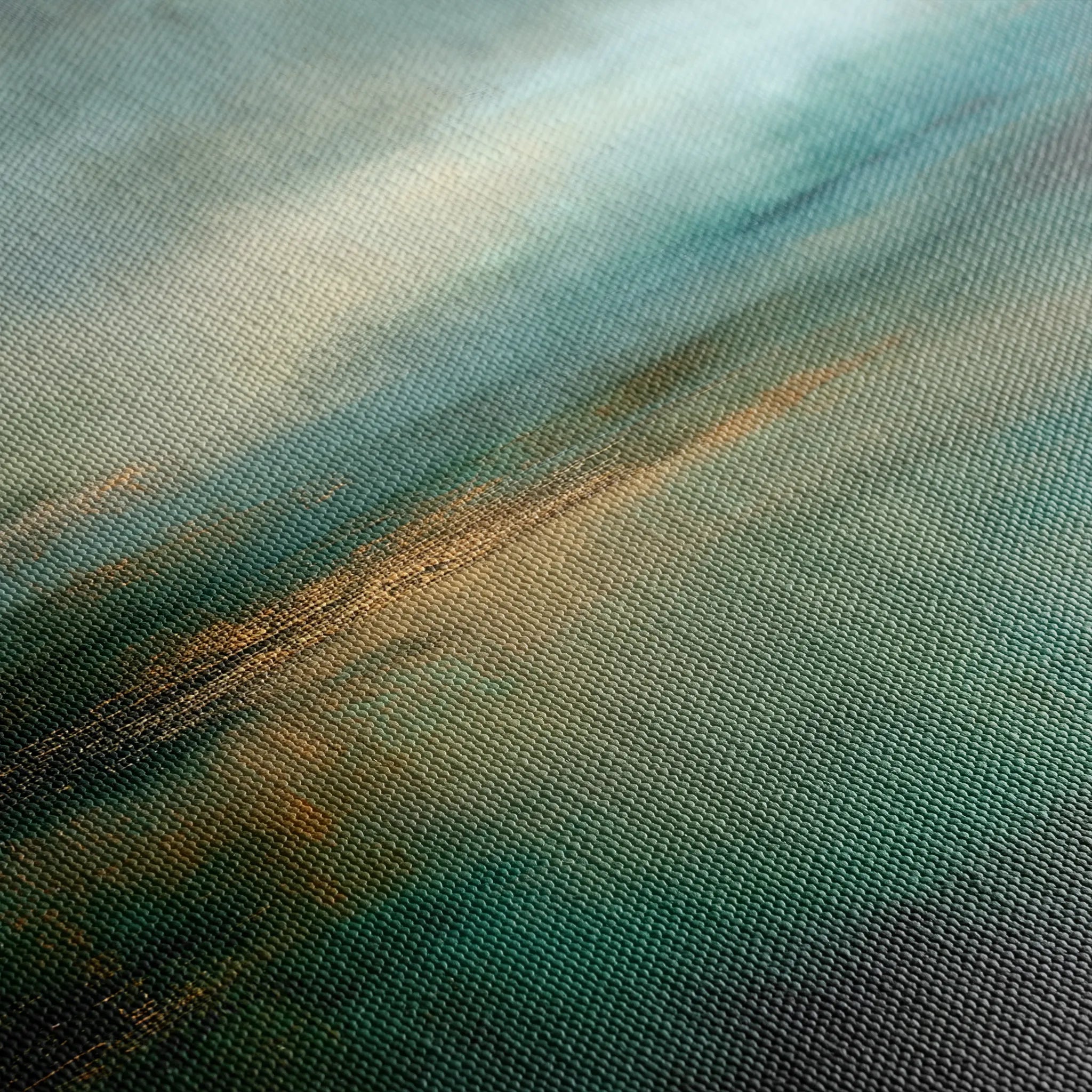 Abstract 1039 Canvas Art 16" x 16" / 40 x 40 cm / Black