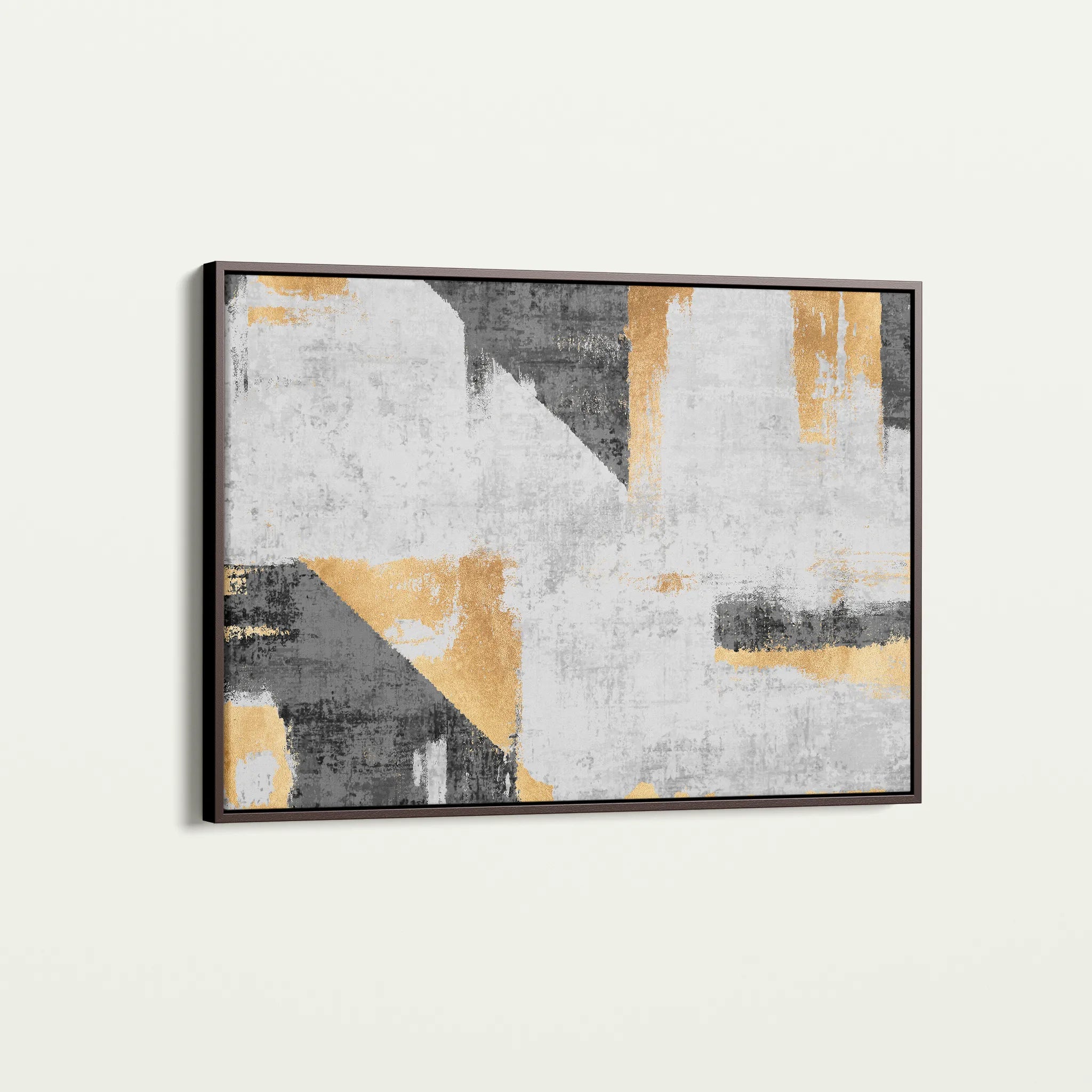 Abstract 104 Canvas Art 18" x 24" / 45 x 60 cm / Black