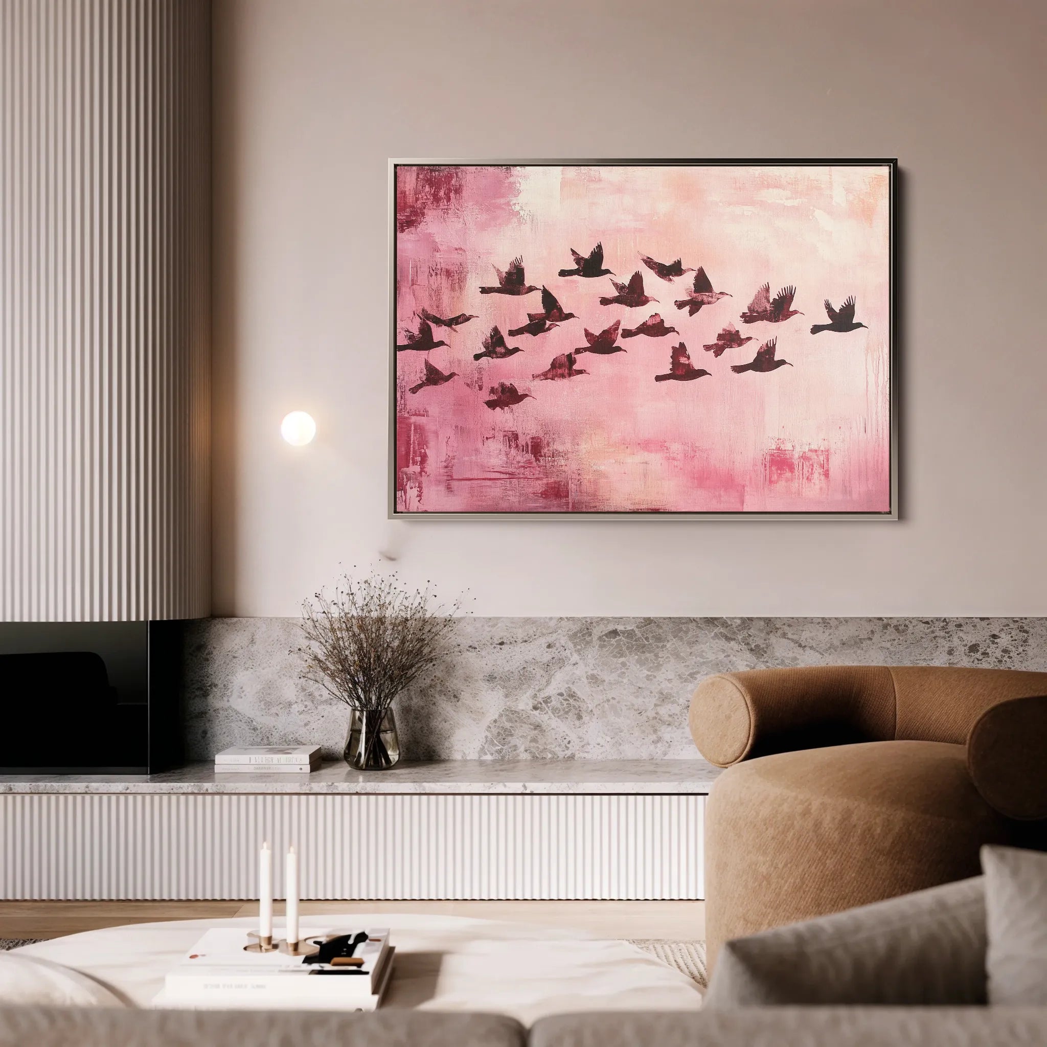 Animals 104 Canvas Art 18" x 24" / 45 x 60 cm / Black