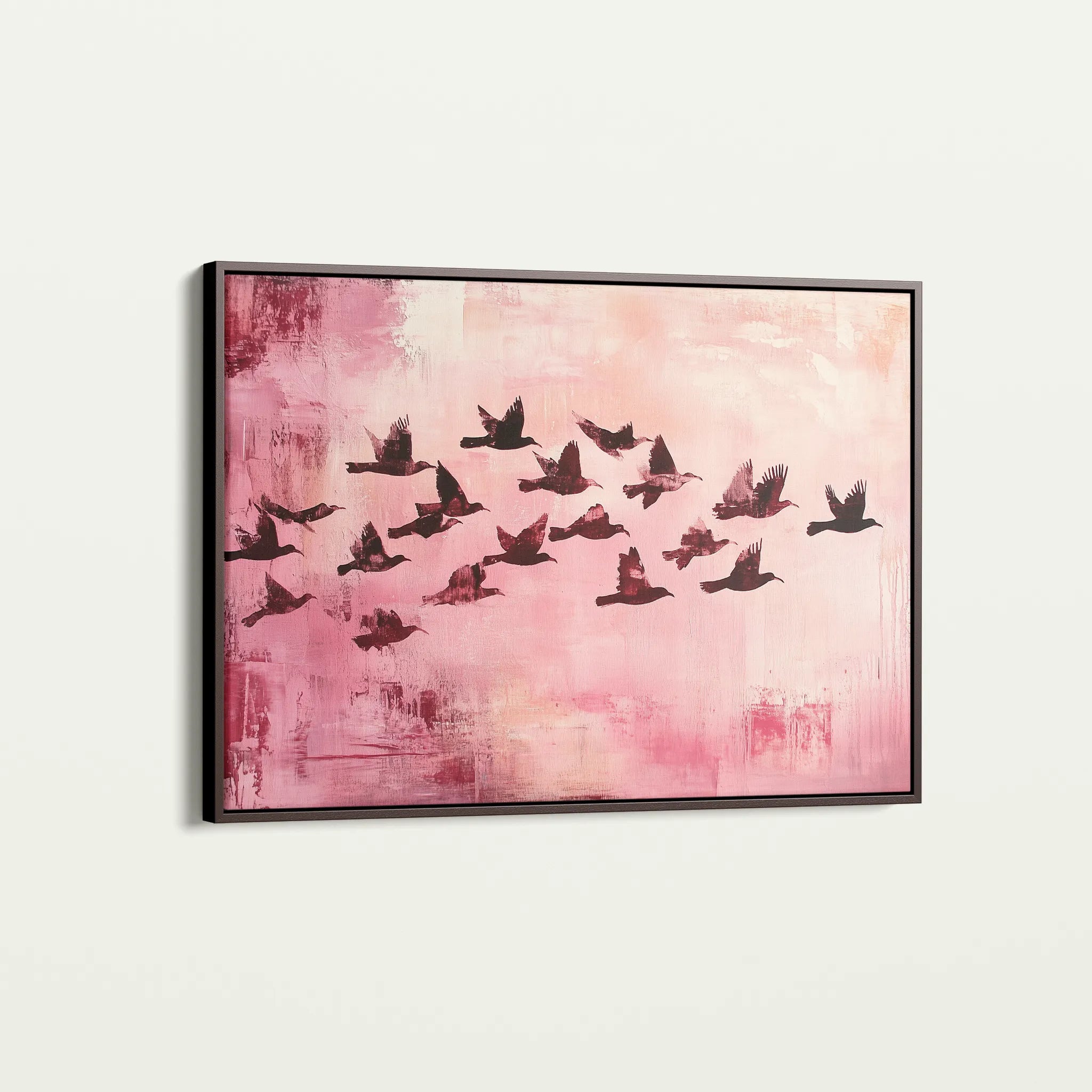 Animals 104 Canvas Art 18" x 24" / 45 x 60 cm / Black