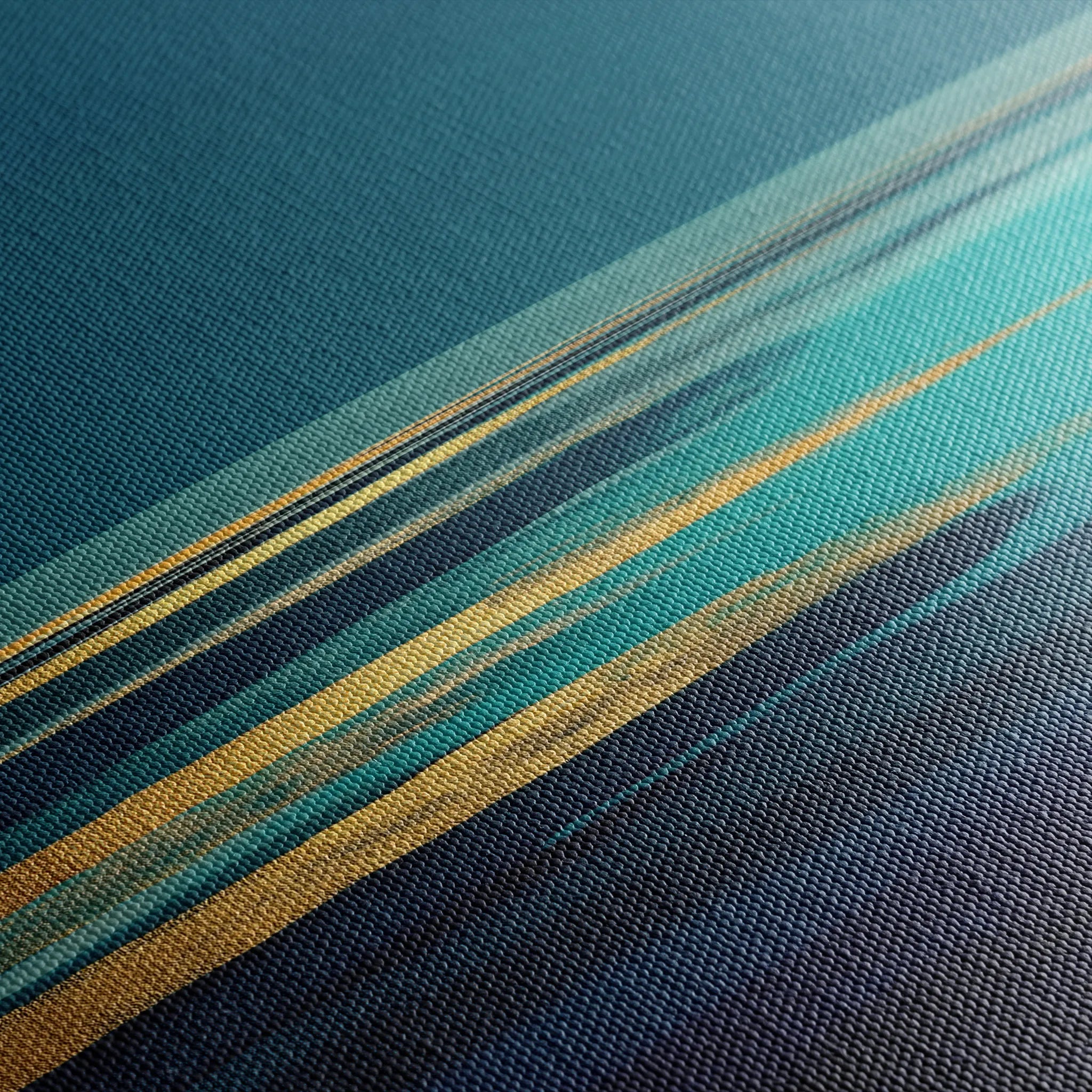 Abstract 1040 Canvas Art 16" x 16" / 40 x 40 cm / Black