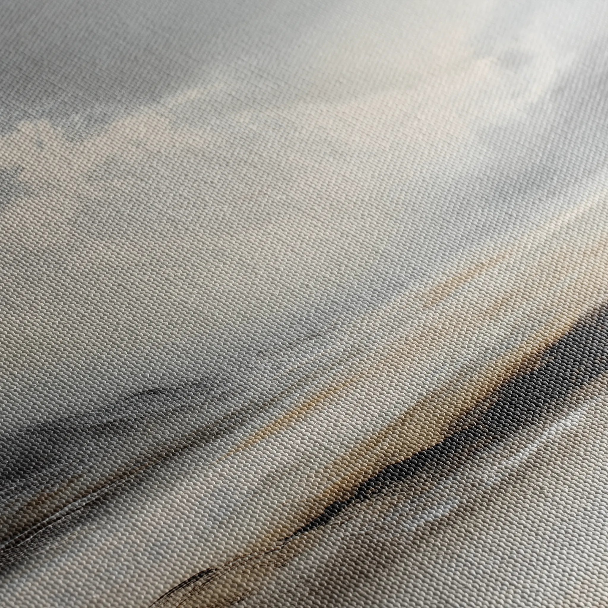 Abstract 1041 Canvas Art 16" x 16" / 40 x 40 cm / Black
